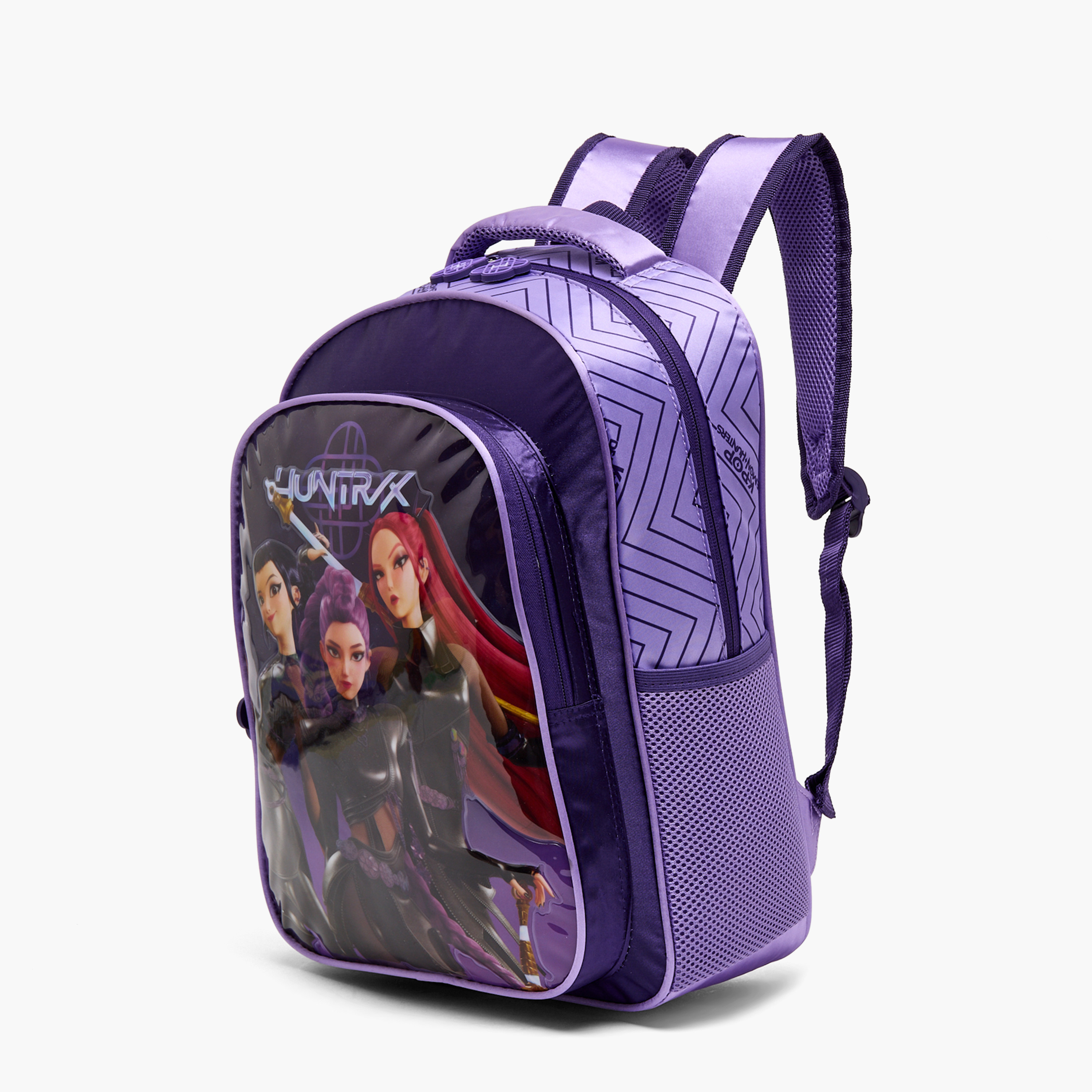 Netflix KPop Demon Hunters 5-Piece School Backpack Set for Girls 5-8 Years with Bottle - 16 inches-school-bagsandbackpacks-backpacks-image-3