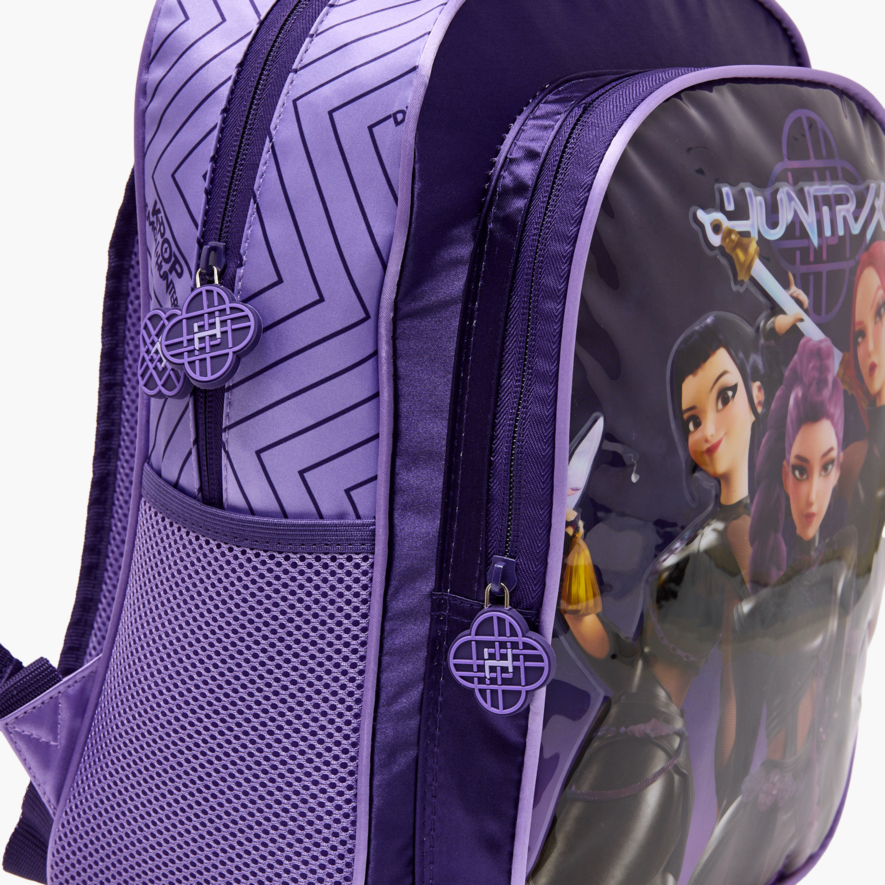 Netflix KPop Demon Hunters 5-Piece School Backpack Set for Girls 5-8 Years with Bottle - 16 inches-school-bagsandbackpacks-backpacks-image-4