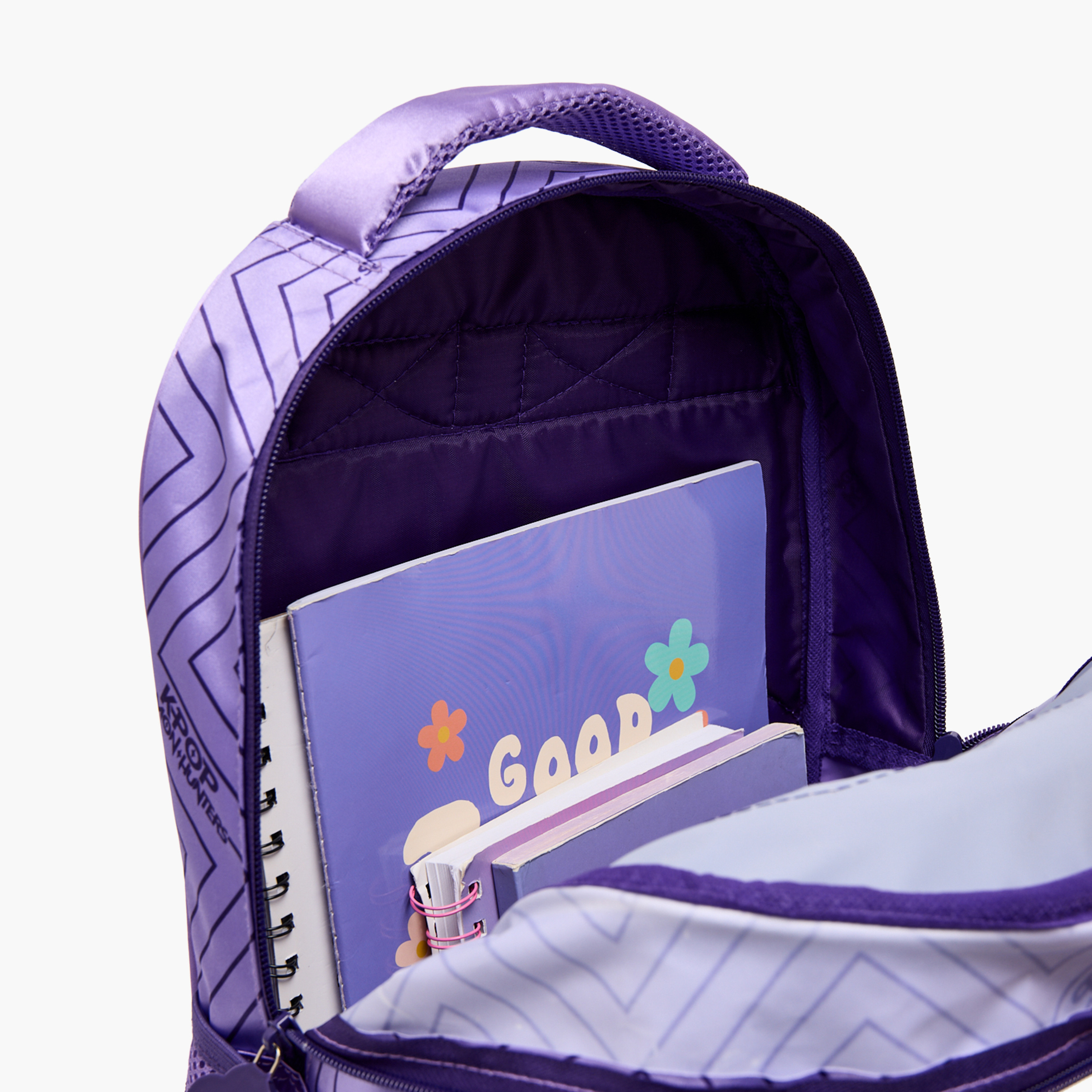 Netflix KPop Demon Hunters 5-Piece School Backpack Set for Girls 5-8 Years with Bottle - 16 inches-school-bagsandbackpacks-backpacks-image-5
