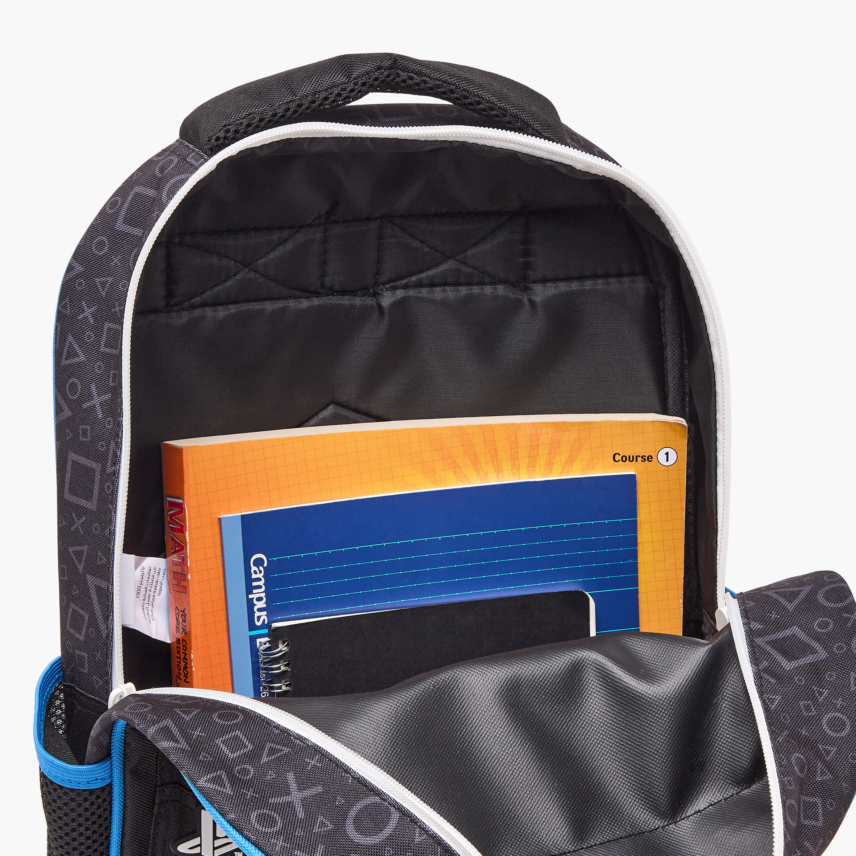 طقم شنطة مدرسية من 5 قطع للأولاد من 5-8 سنوات مع حقيبة غداء من بلايستيشن - 16 بوصة-school-bagsandbackpacks-backpacks-image-5