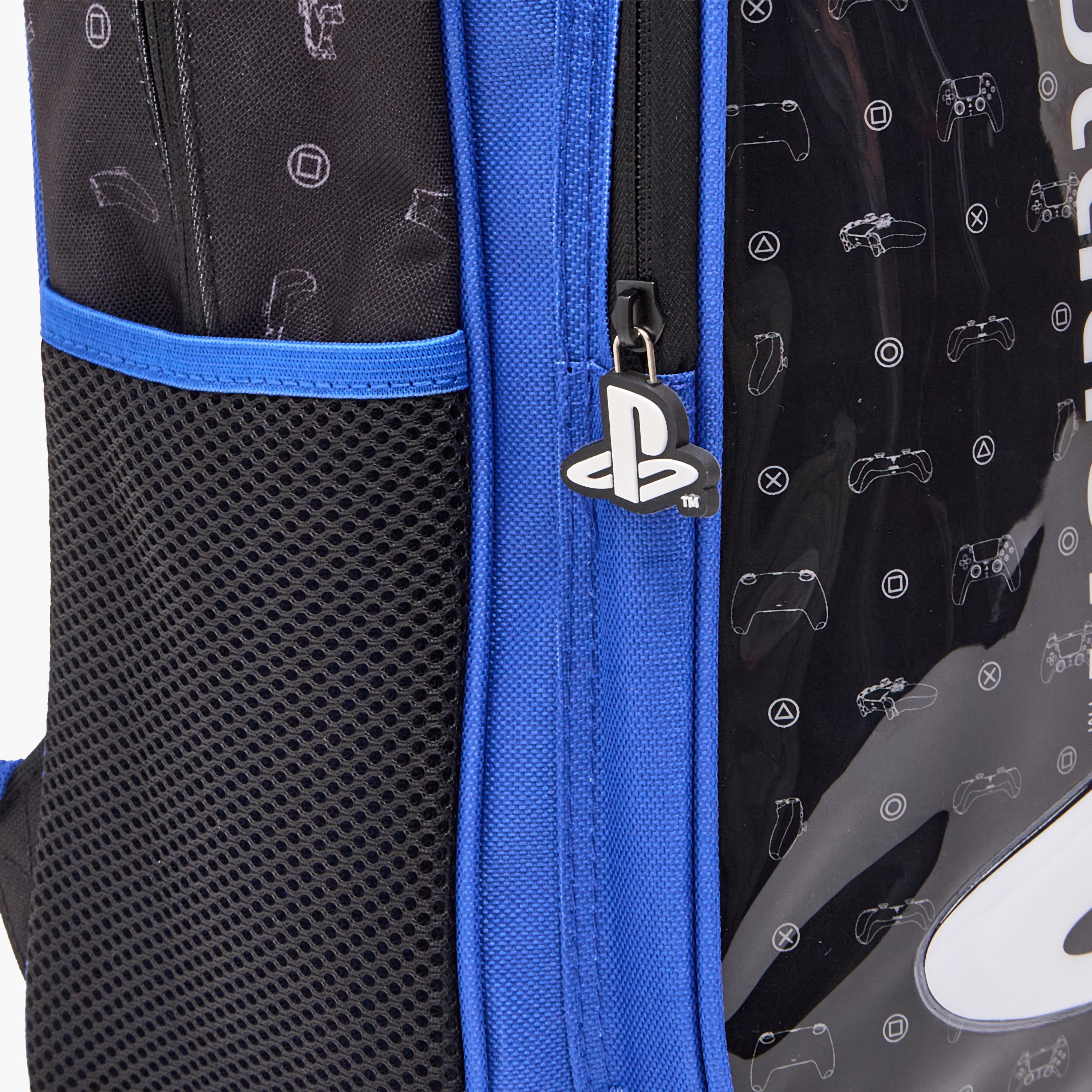 PlayStation 5-Piece School Backpack Set for Boys for 5-8 Years with Bottle - 16 inches-school-bagsandbackpacks-backpacks-image-3