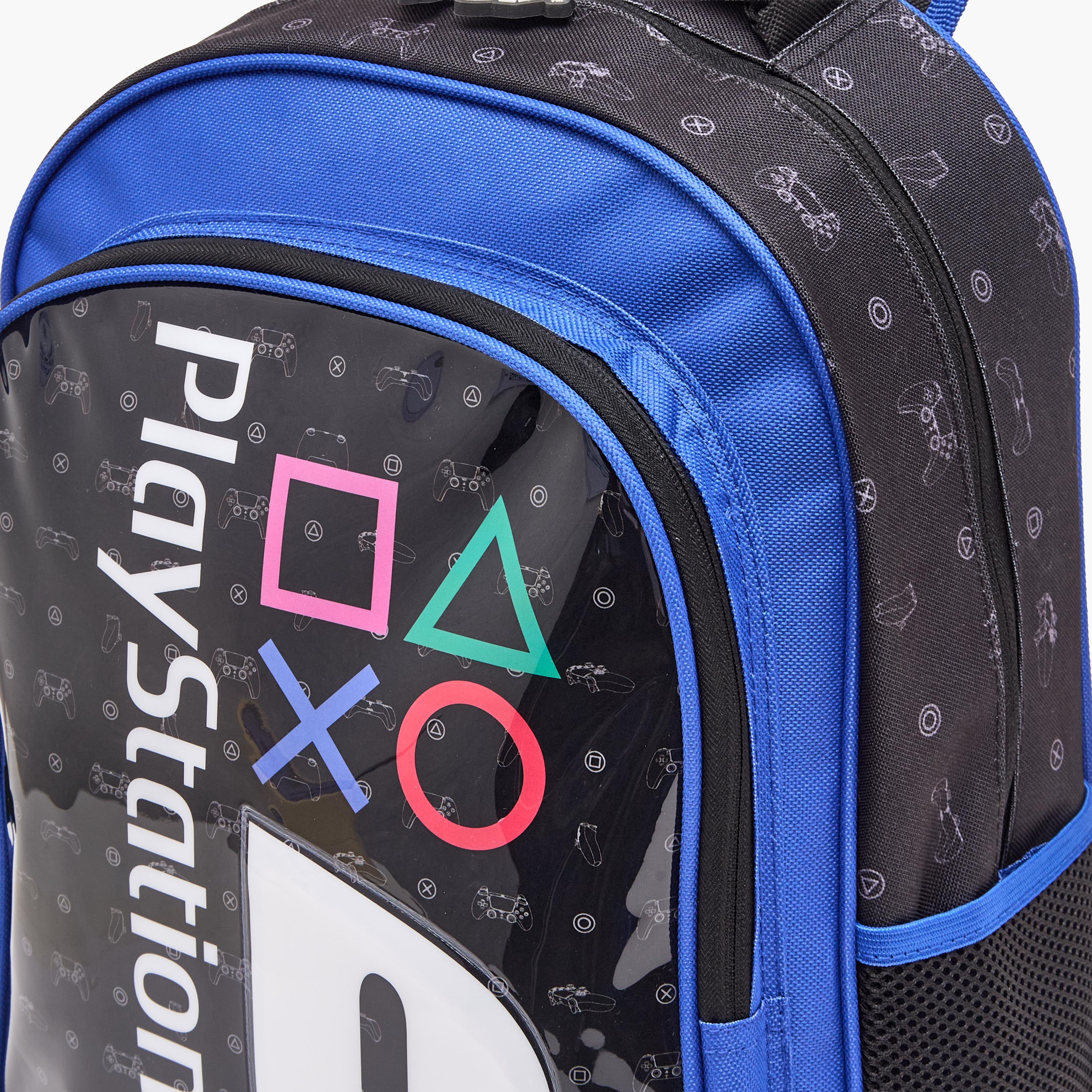 PlayStation 5-Piece School Backpack Set for Boys for 5-8 Years with Bottle - 16 inches-school-bagsandbackpacks-backpacks-image-4