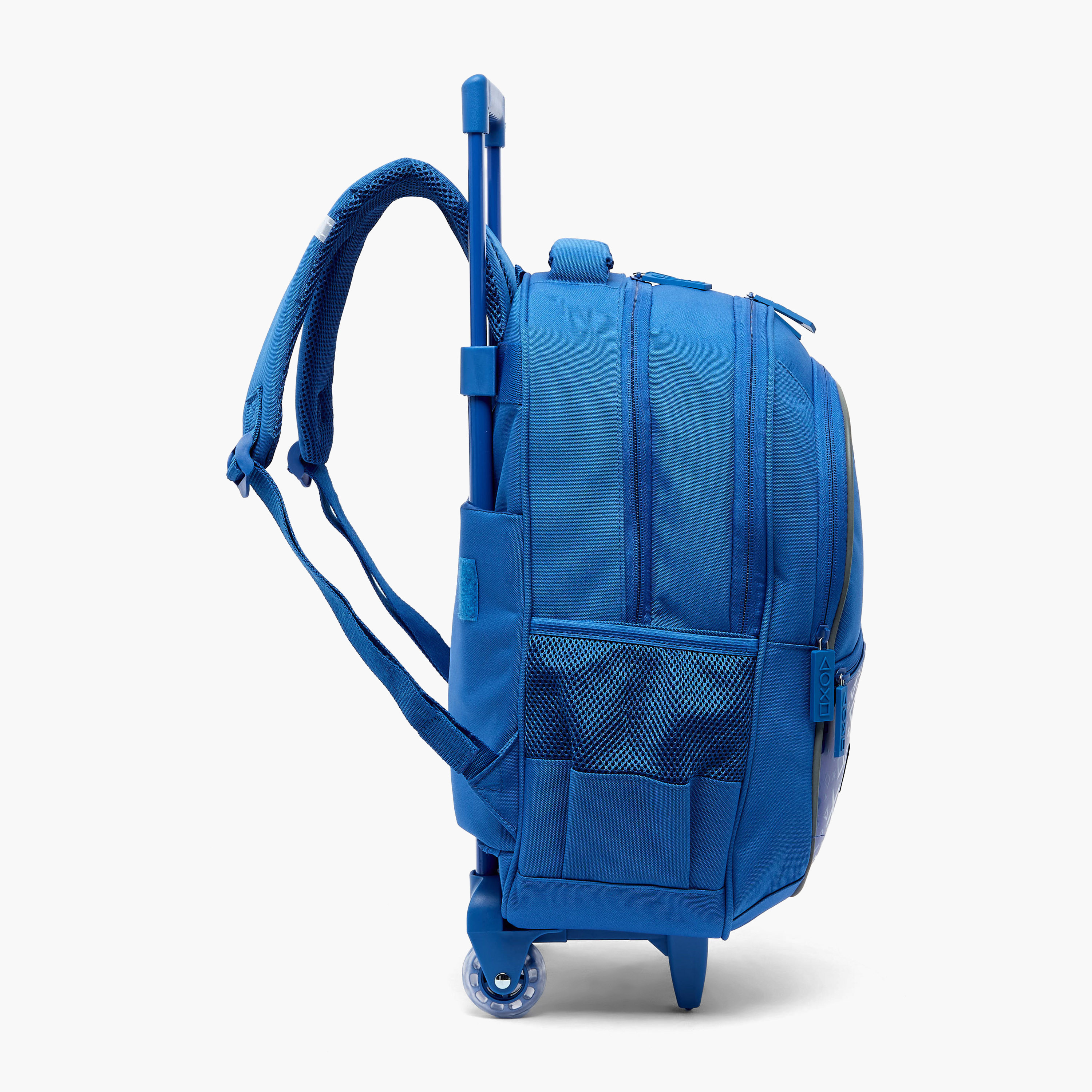 شنطة ترولي للأولاد 5-8 سنوات بمقبض قابل للسحب وطبعات - 16 بوصة-school-bagsandbackpacks-trolleybags-image-5