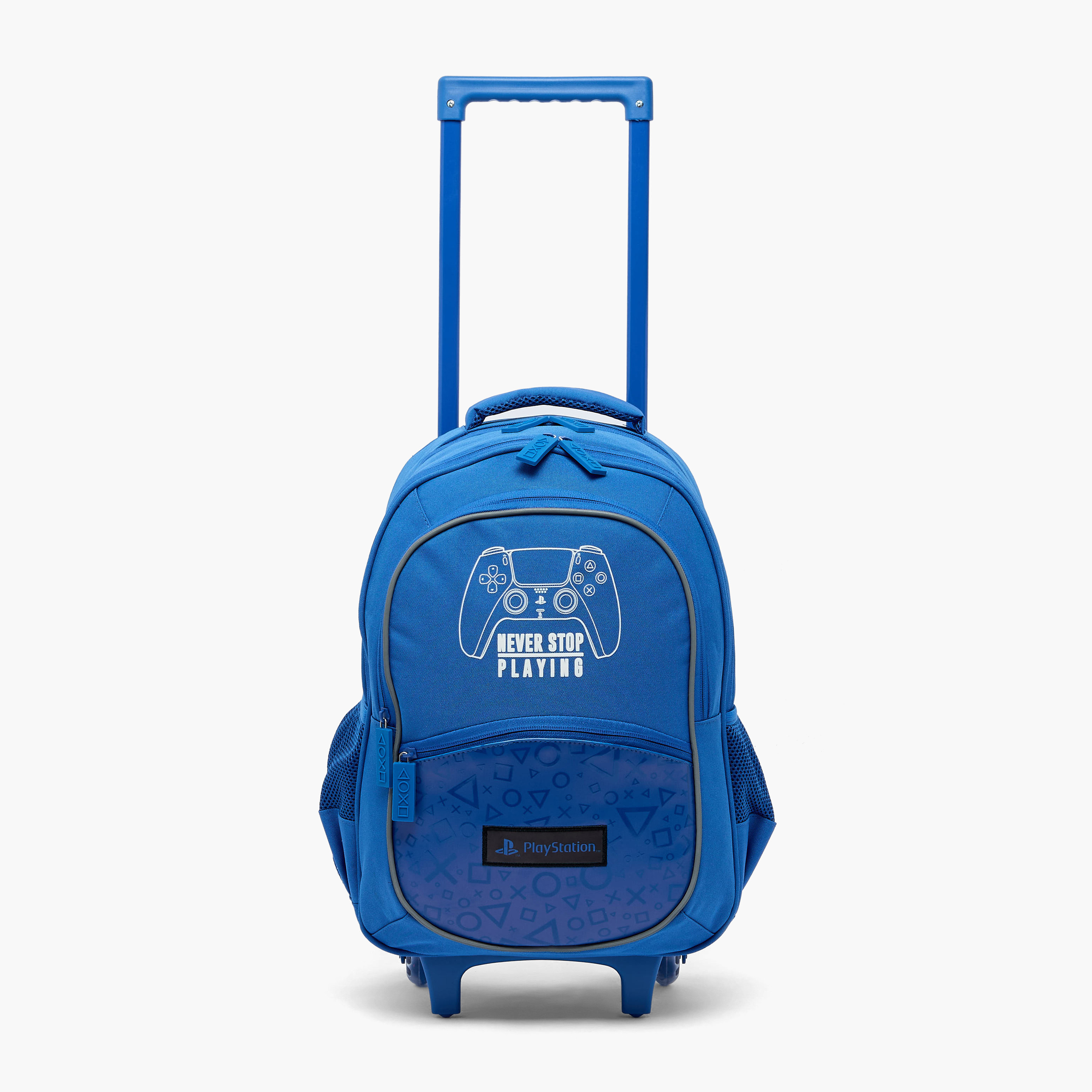 شنطة ترولي للأولاد 5-8 سنوات بمقبض قابل للسحب وطبعات - 16 بوصة-school-bagsandbackpacks-trolleybags-image-7
