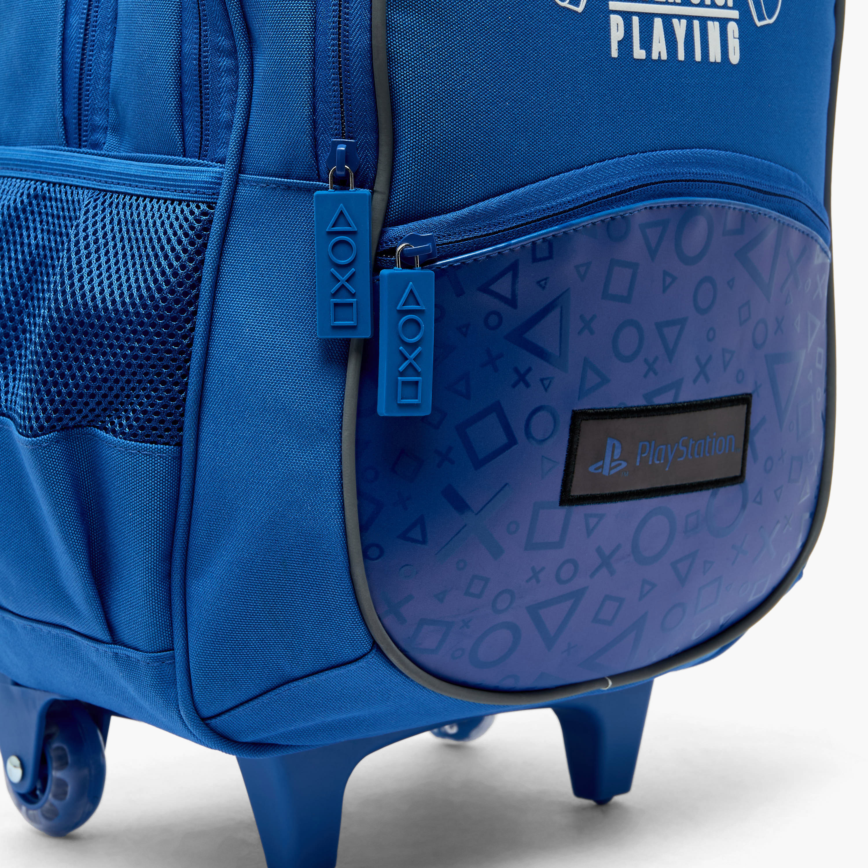 شنطة ترولي للأولاد 5-8 سنوات بمقبض قابل للسحب وطبعات - 16 بوصة-school-bagsandbackpacks-trolleybags-image-9