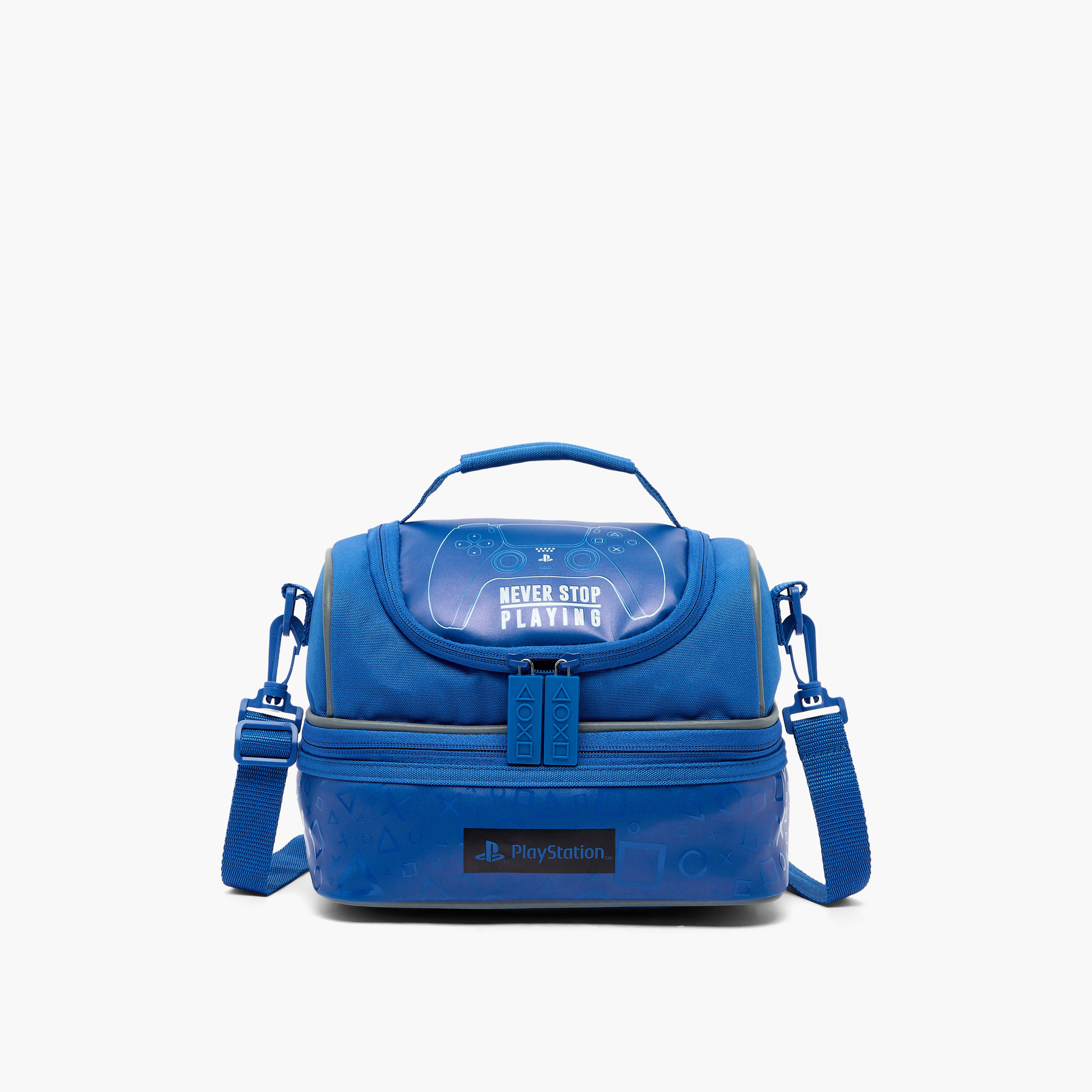شنطة غداء معزولة بطبعات للأولاد بعمر 5-8 سنوات من بلاي ستيشن-school-lunchessentials-lunchbags-image-1