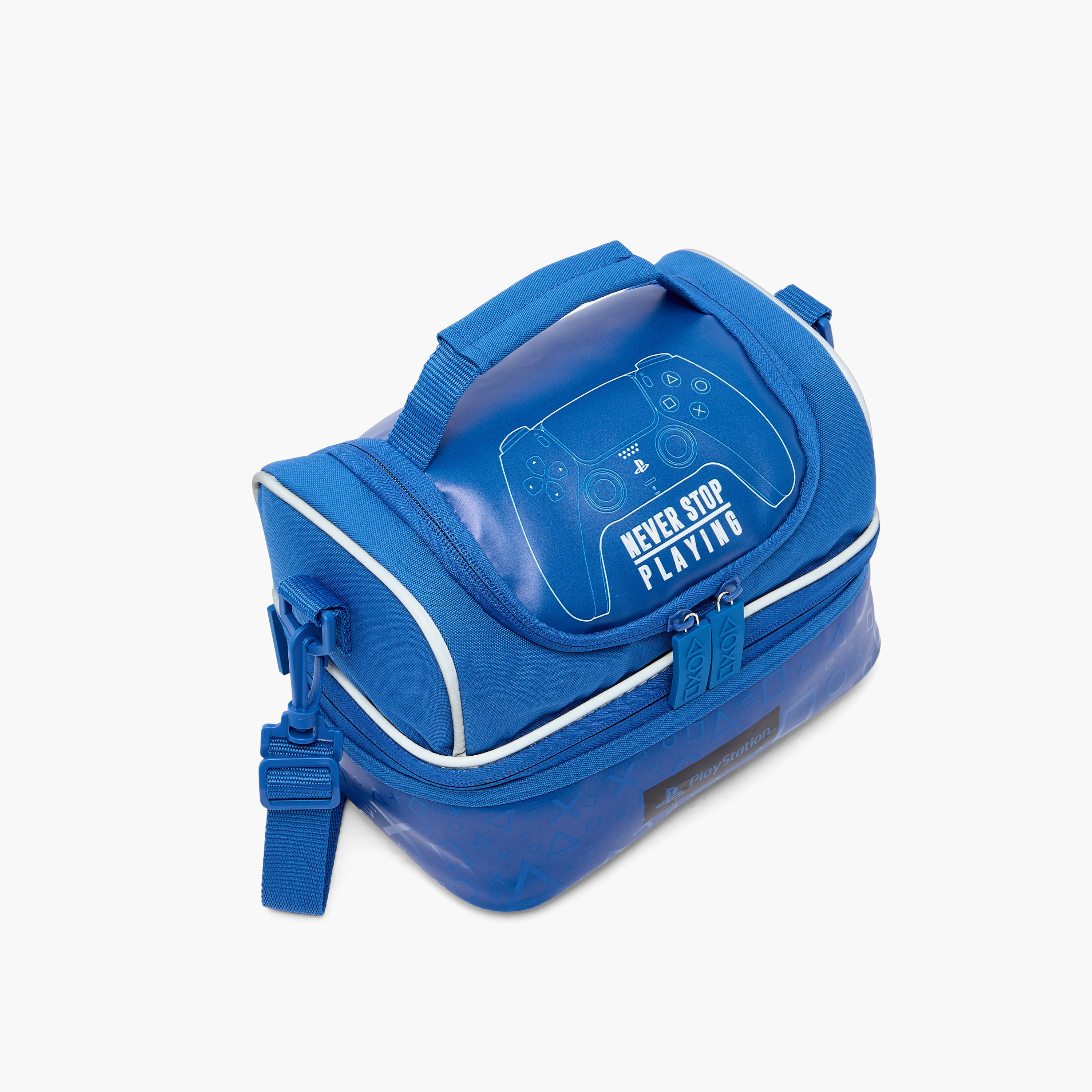 شنطة غداء معزولة بطبعات للأولاد بعمر 5-8 سنوات من بلاي ستيشن-school-lunchessentials-lunchbags-image-2