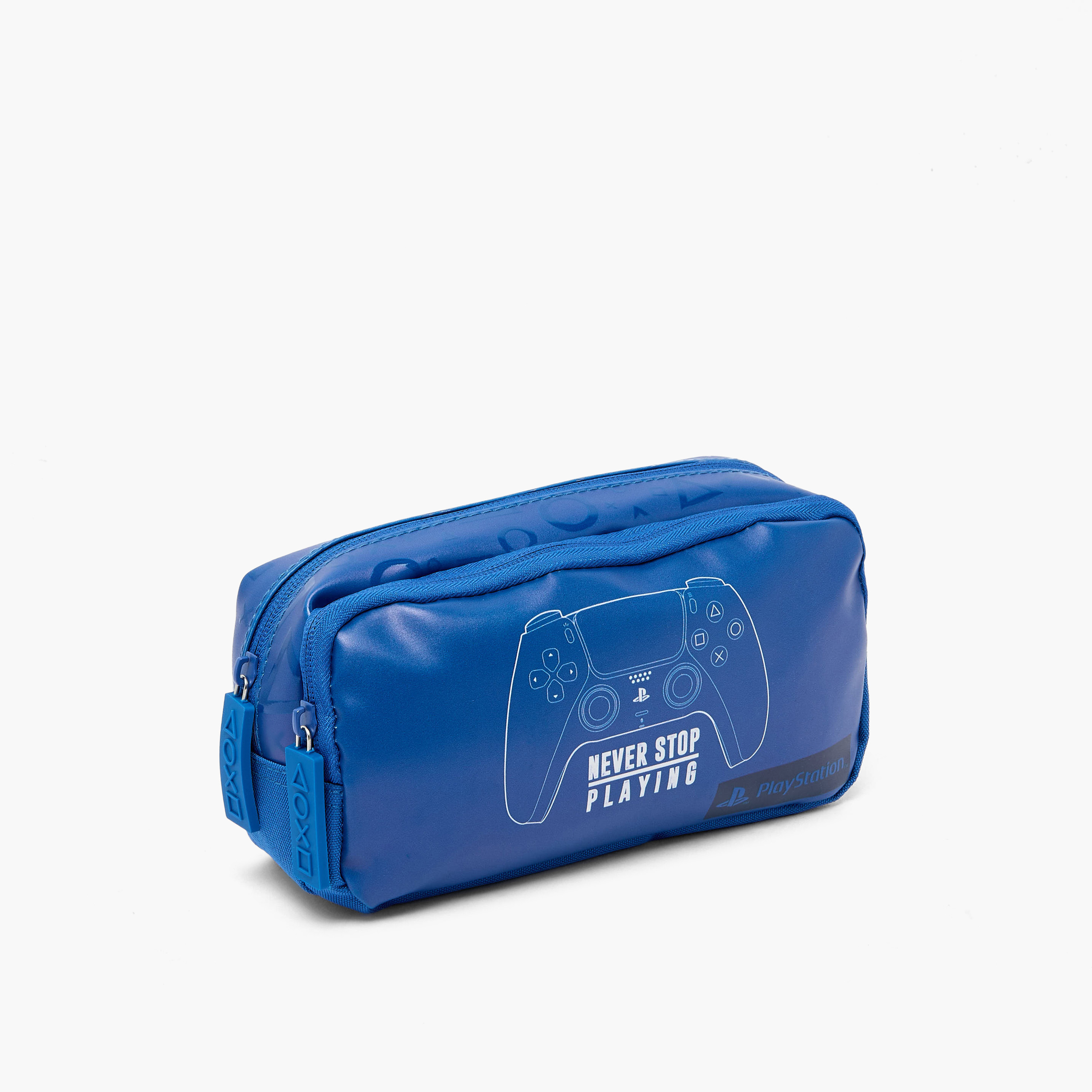 PlayStation Gaming Print Pencil Pouch with 2 Compartments-school-stationery-pencilcases-image-3