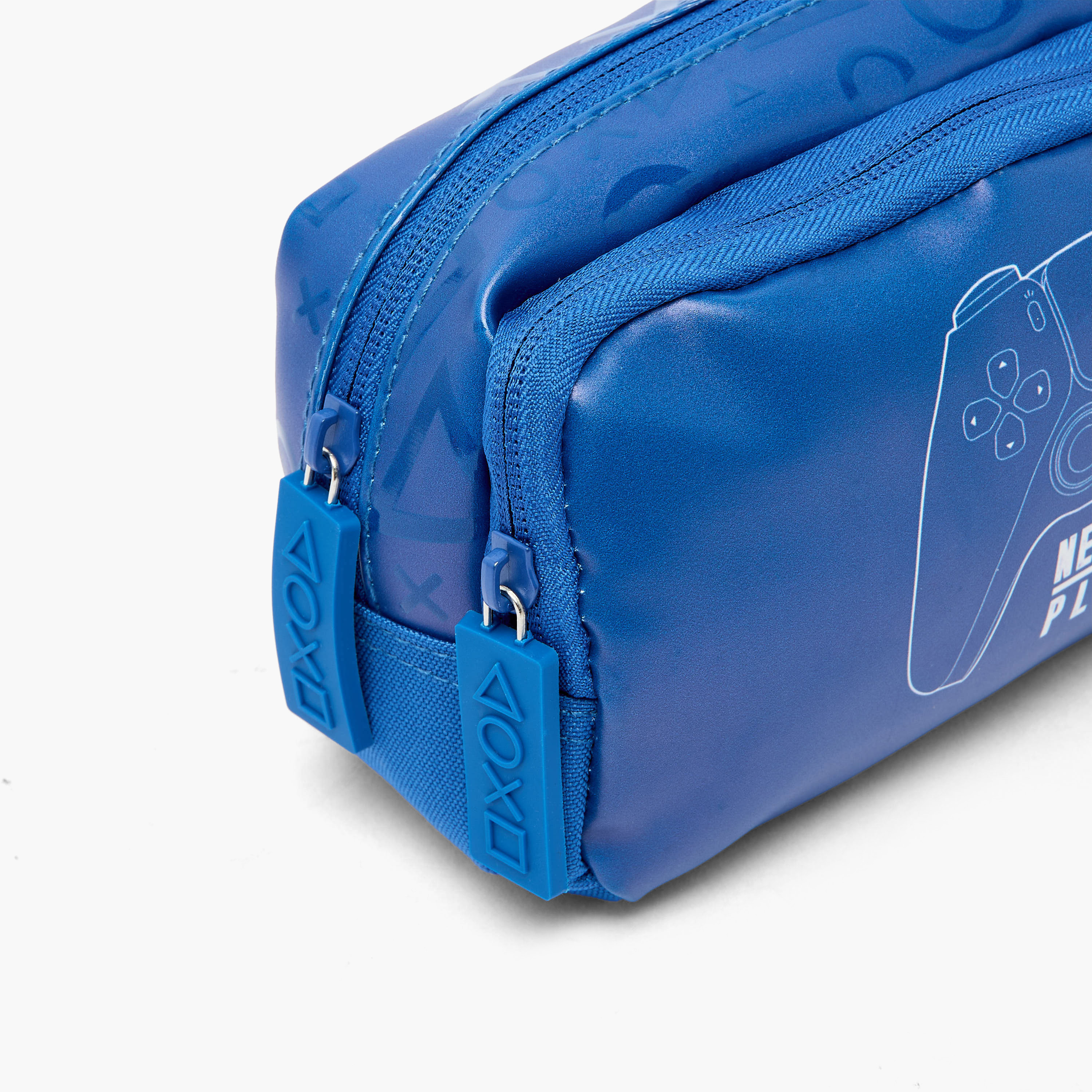 PlayStation Gaming Print Pencil Pouch with 2 Compartments-school-stationery-pencilcases-image-5
