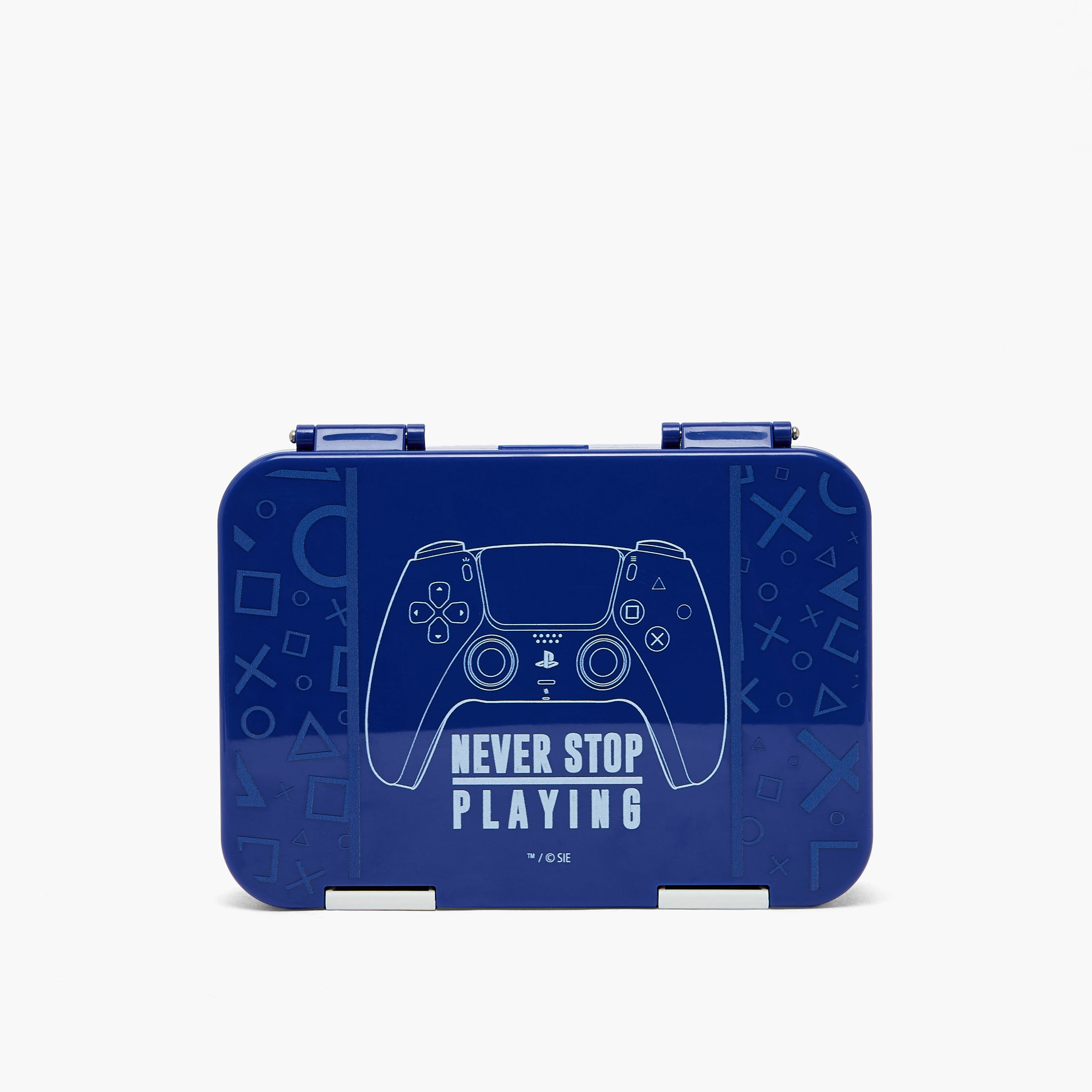 PlayStation Game Controller Print Bento Lunch Box for Boys with Clip Lock Lid - 750 ml-school-lunchessentials-lunchboxes-image-4