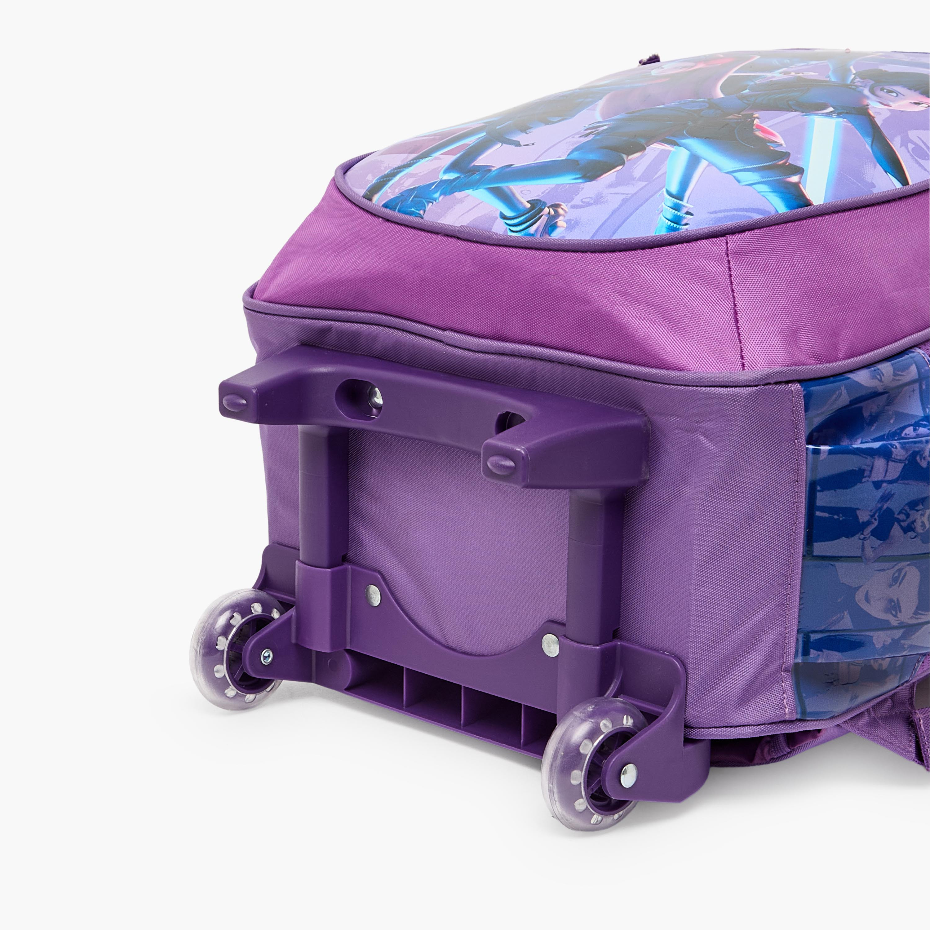 Netflix KPop Demon Hunters Print Trolley Bag for Girls 5-8 Years with Padded Straps - 16 inches-school-bagsandbackpacks-trolleybags-image-12