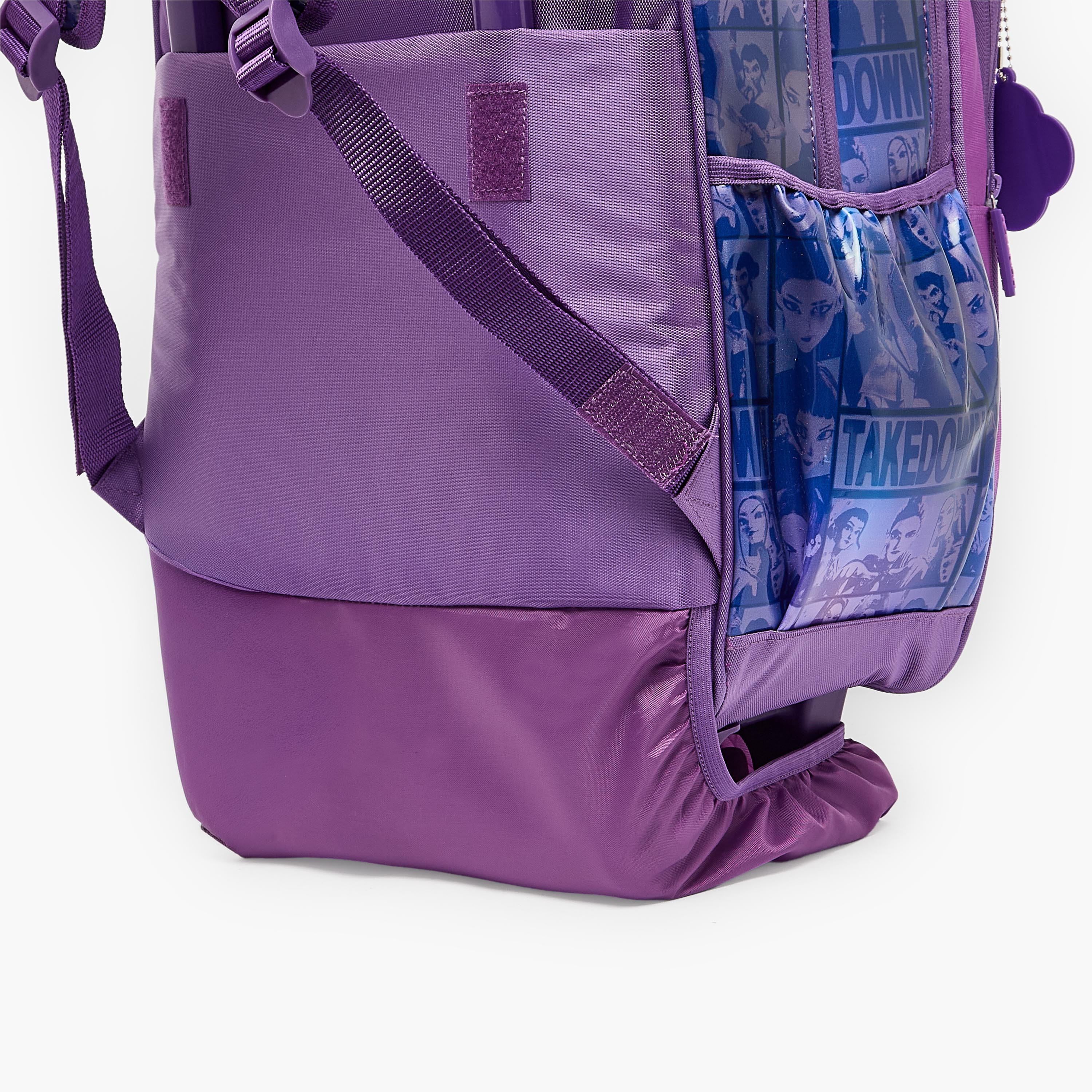 Netflix KPop Demon Hunters Print Trolley Bag for Girls 5-8 Years with Padded Straps - 16 inches-school-bagsandbackpacks-trolleybags-image-13