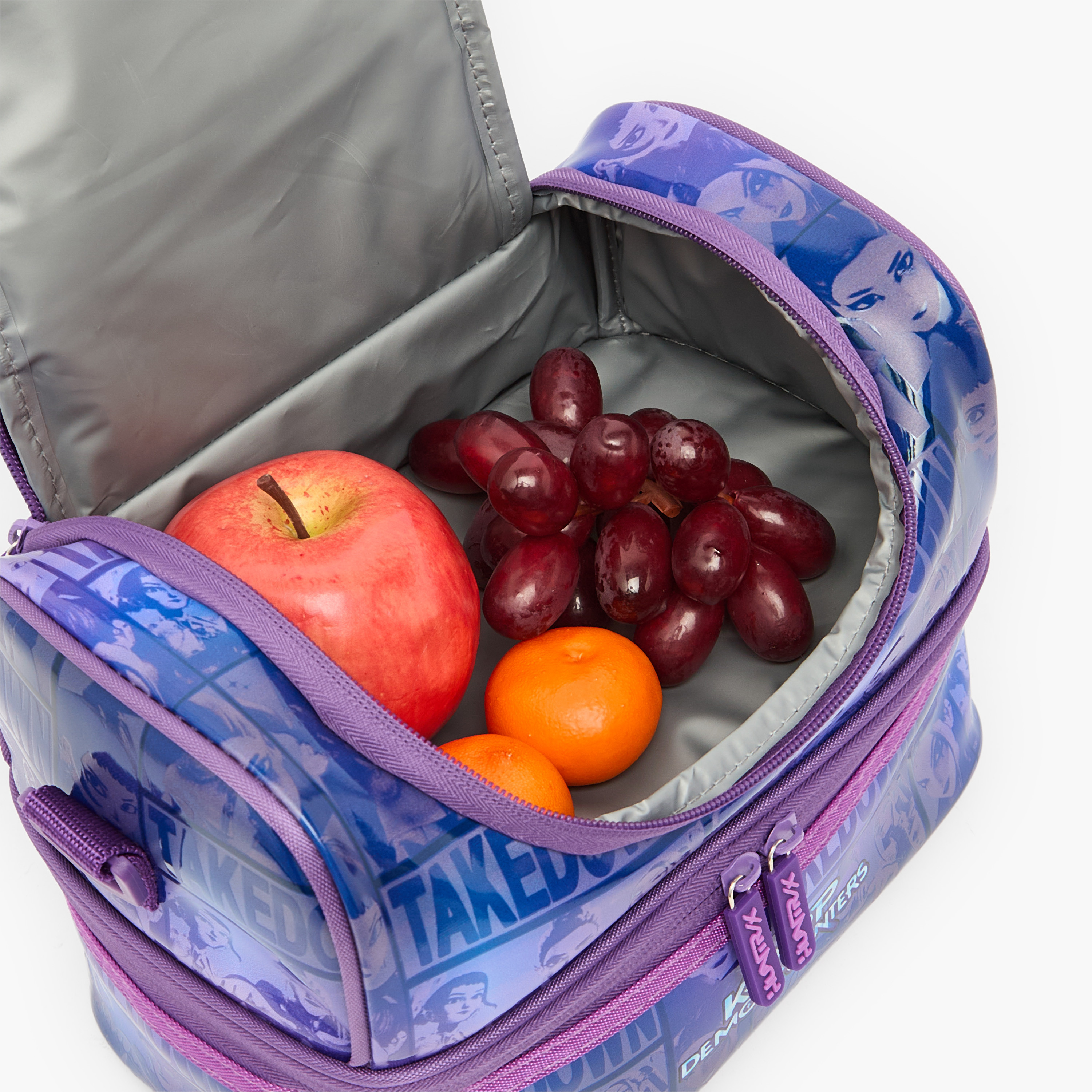 Netflix KPop Demon Hunters Lunch Bag for Girls 5-8 Years with Insulation-school-lunchessentials-lunchbags-image-4