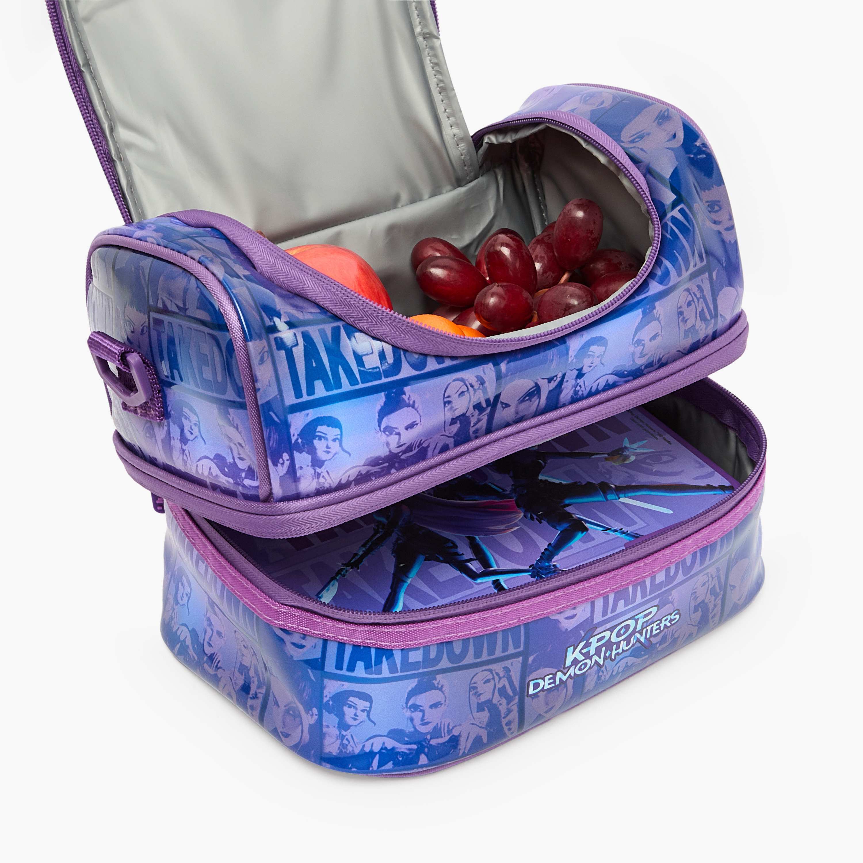 Netflix KPop Demon Hunters Lunch Bag for Girls 5-8 Years with Insulation-school-lunchessentials-lunchbags-image-5