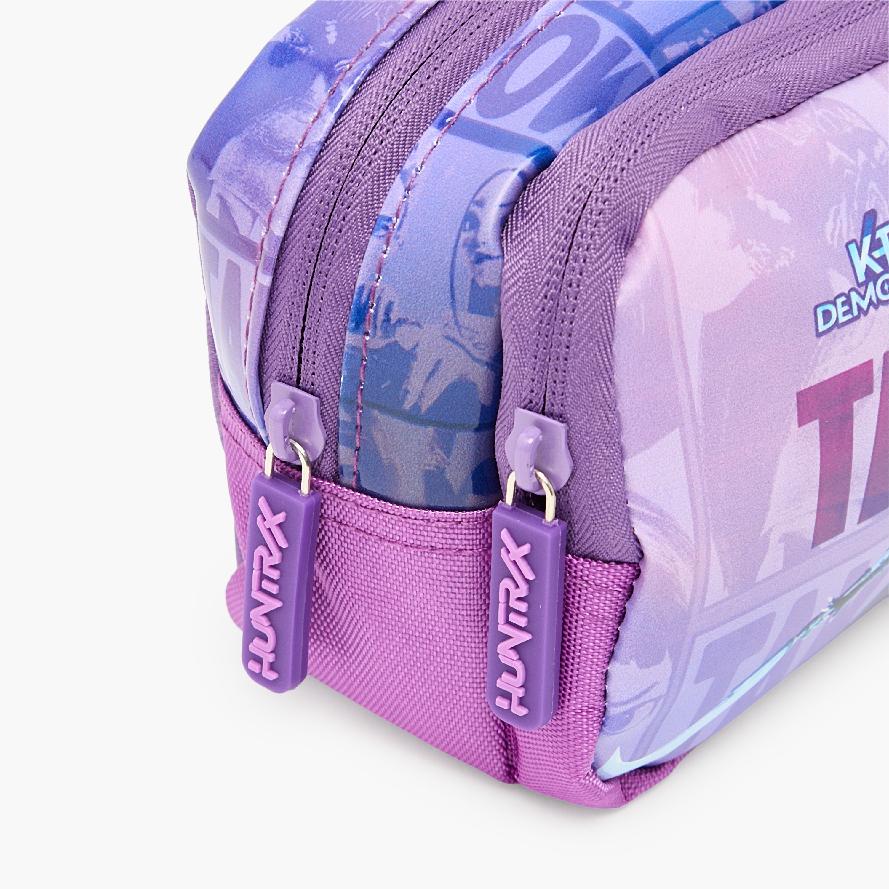 Netflix KPop Demon Hunters Print Pencil Pouch with 2 Compartments-school-stationery-pencilcases-image-5
