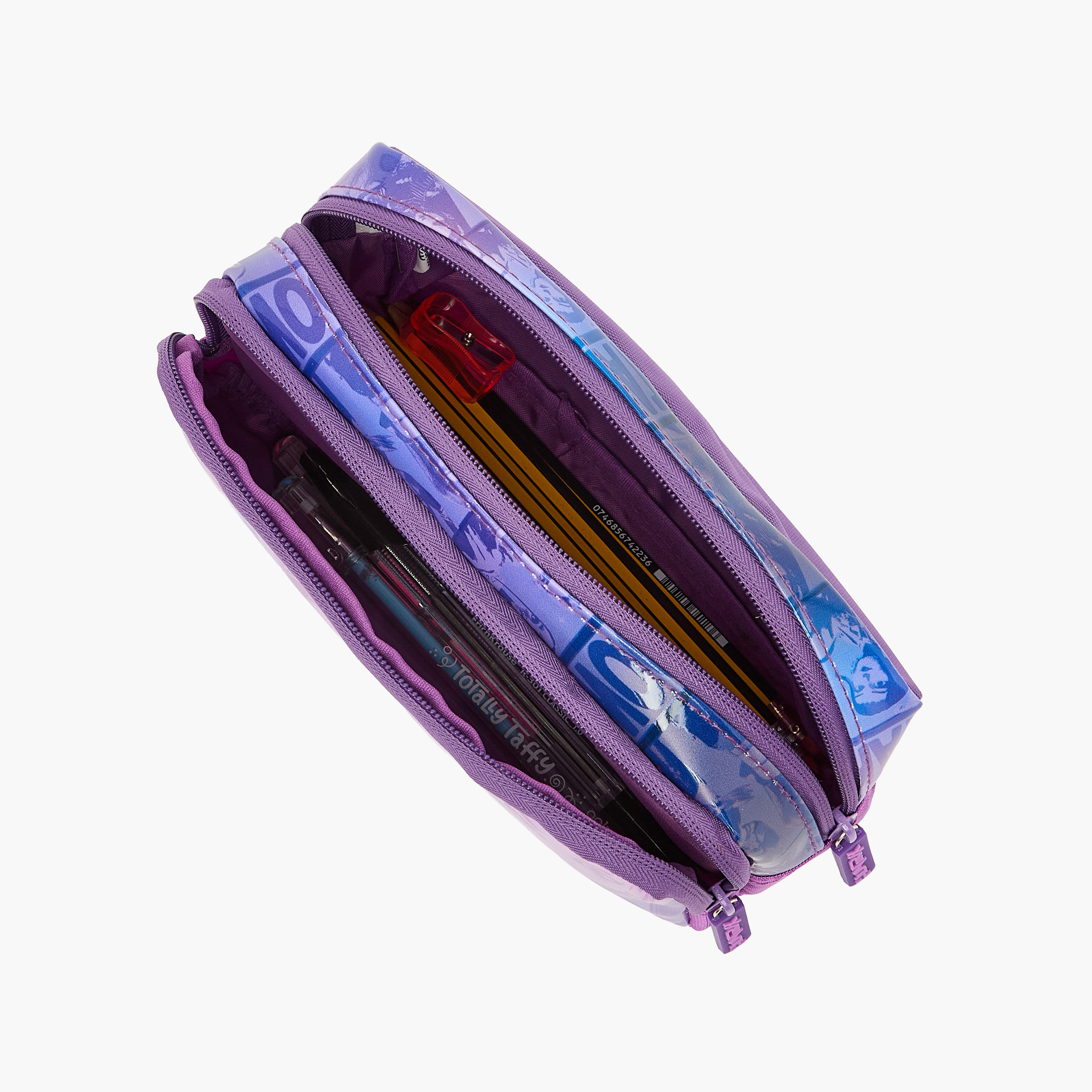Netflix KPop Demon Hunters Print Pencil Pouch with 2 Compartments-school-stationery-pencilcases-image-7