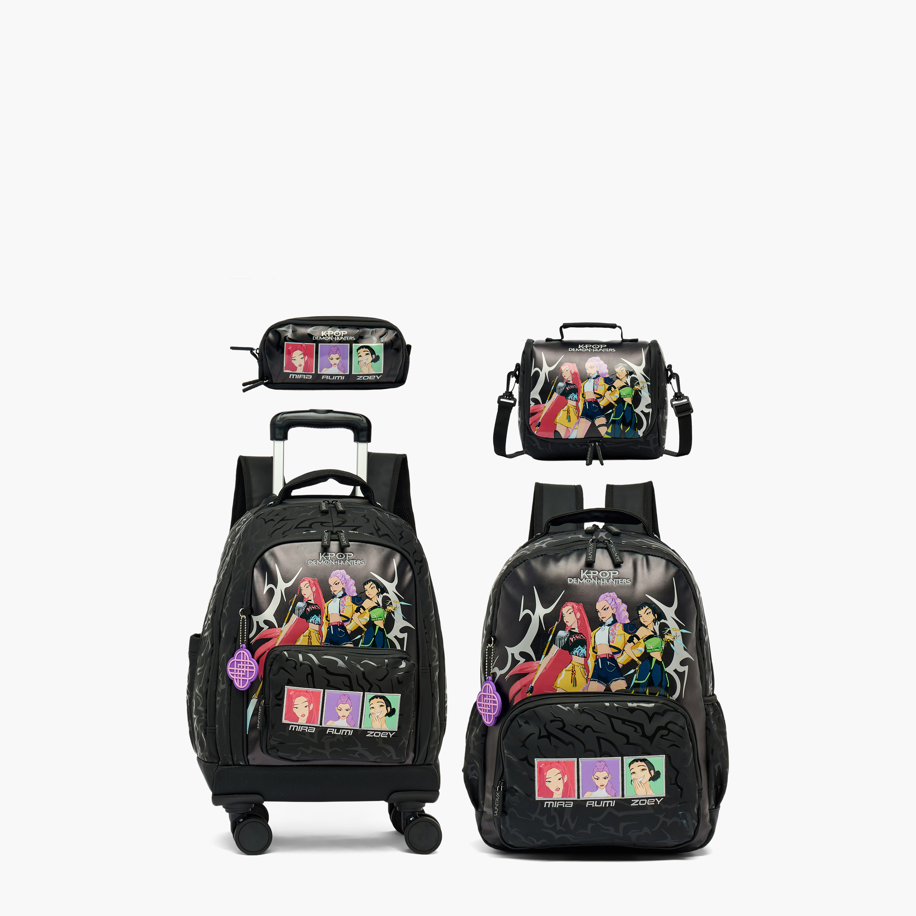 Netflix KPop Demon Hunters Print Backpack for Girls 5-8 Years with Padded Straps - 16 inches-school-bagsandbackpacks-backpacks-image-11