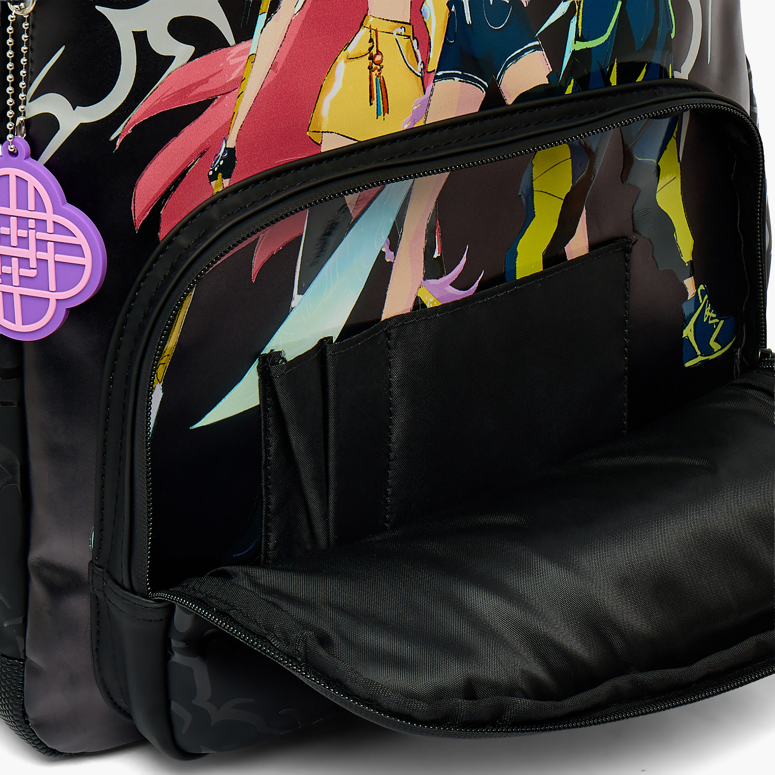 Netflix KPop Demon Hunters Print Backpack for Girls 5-8 Years with Padded Straps - 16 inches-school-bagsandbackpacks-backpacks-image-5