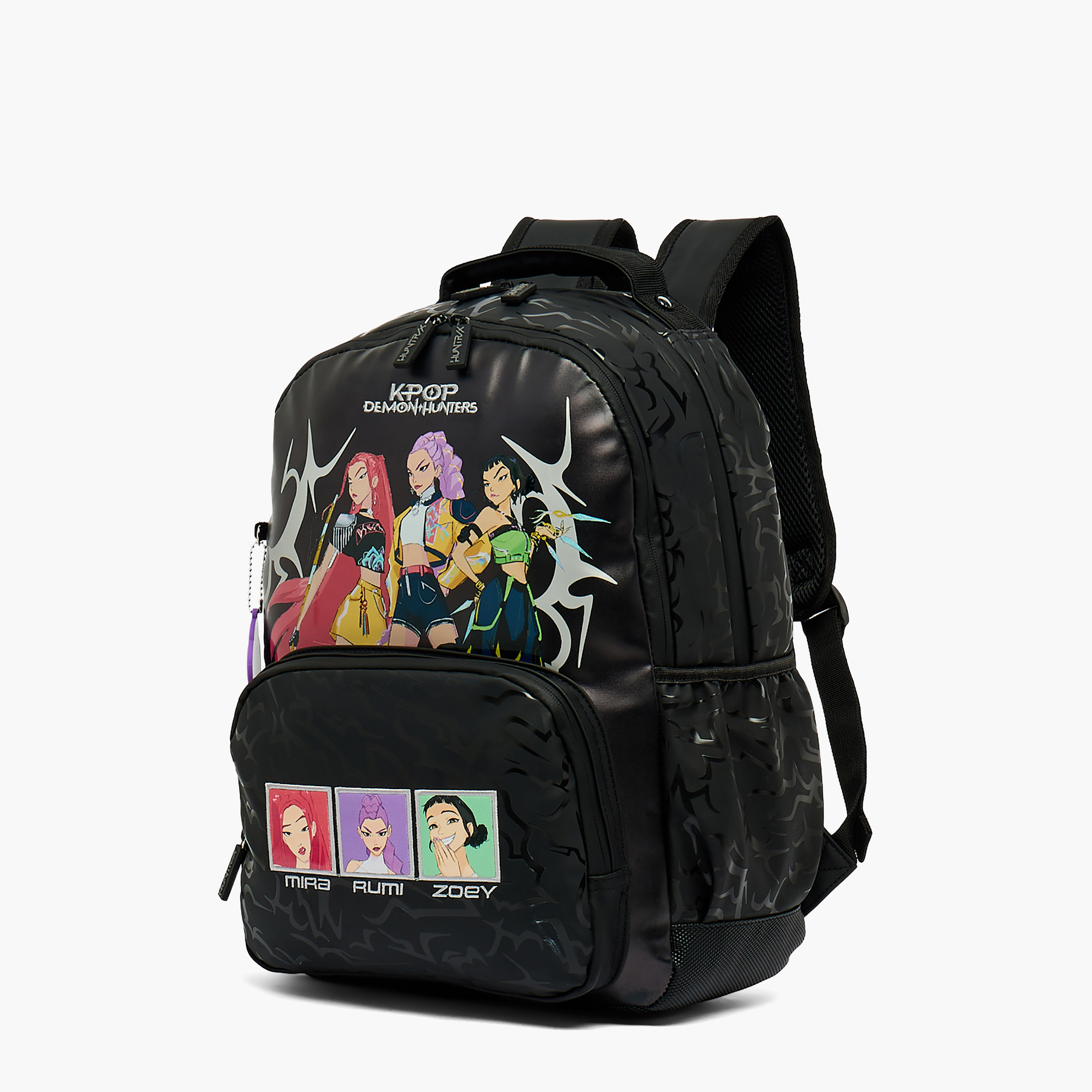Netflix KPop Demon Hunters Print Backpack for Girls 5-8 Years with Padded Straps - 16 inches-school-bagsandbackpacks-backpacks-image-6
