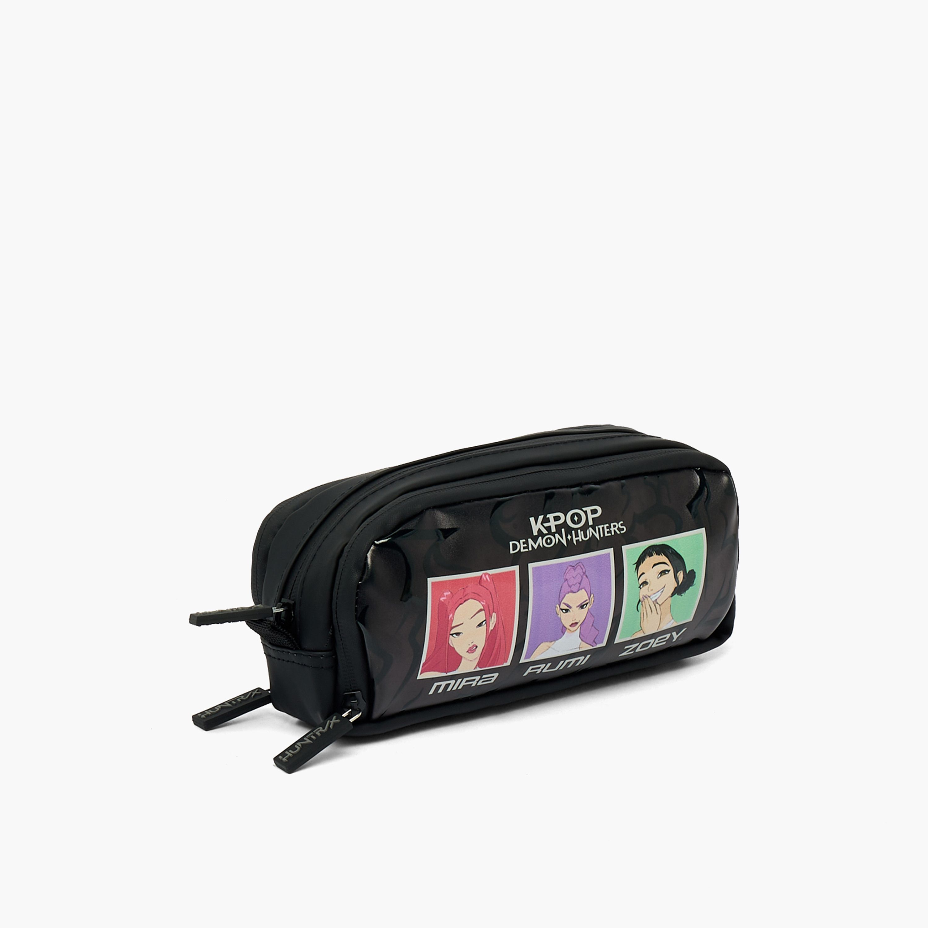 مقلمة بطبعات كاي بوب ديمون هانترز بـ3 أقسام من نتفليكس-school-stationery-pencilcases-image-3
