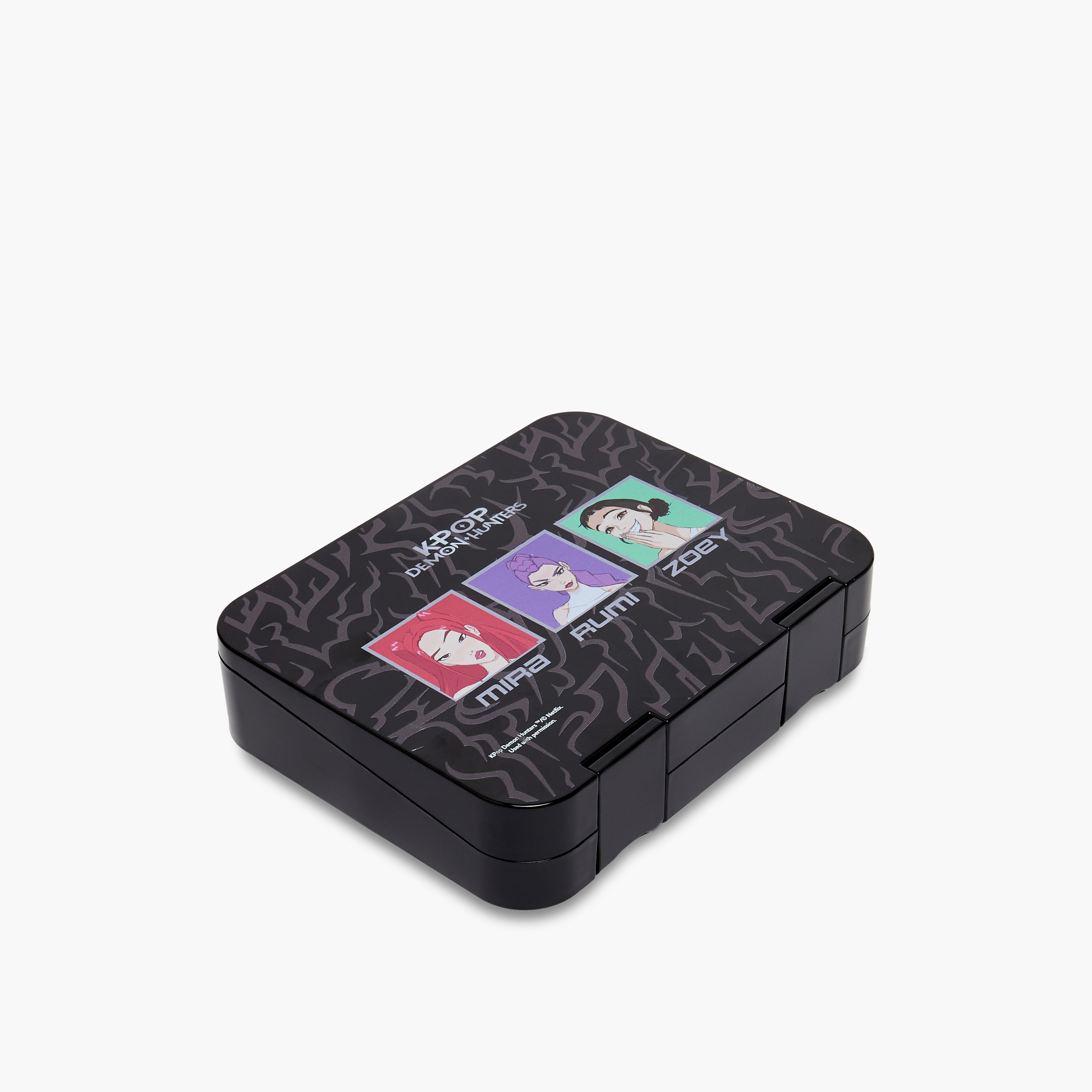 Netflix KPop Demon Hunters Print Bento Lunch Box for Girls with Clip Lock Lid - 1 L-school-lunchessentials-lunchboxes-image-10