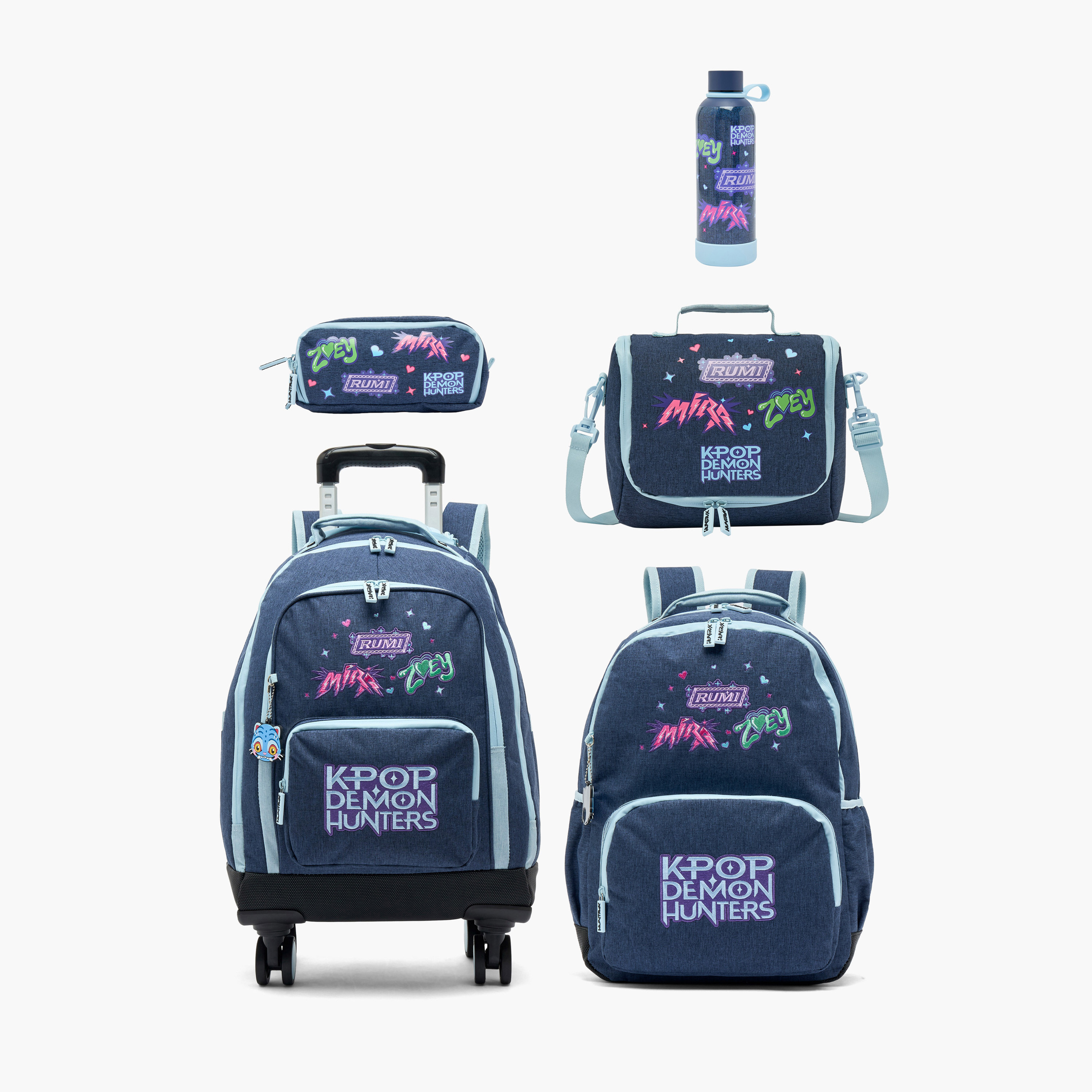 شنطة غداء بطبعات وبحزام قابل للفصل للبنات 8-13 سنة من نت فيليكس-school-lunchessentials-lunchbags-image-10