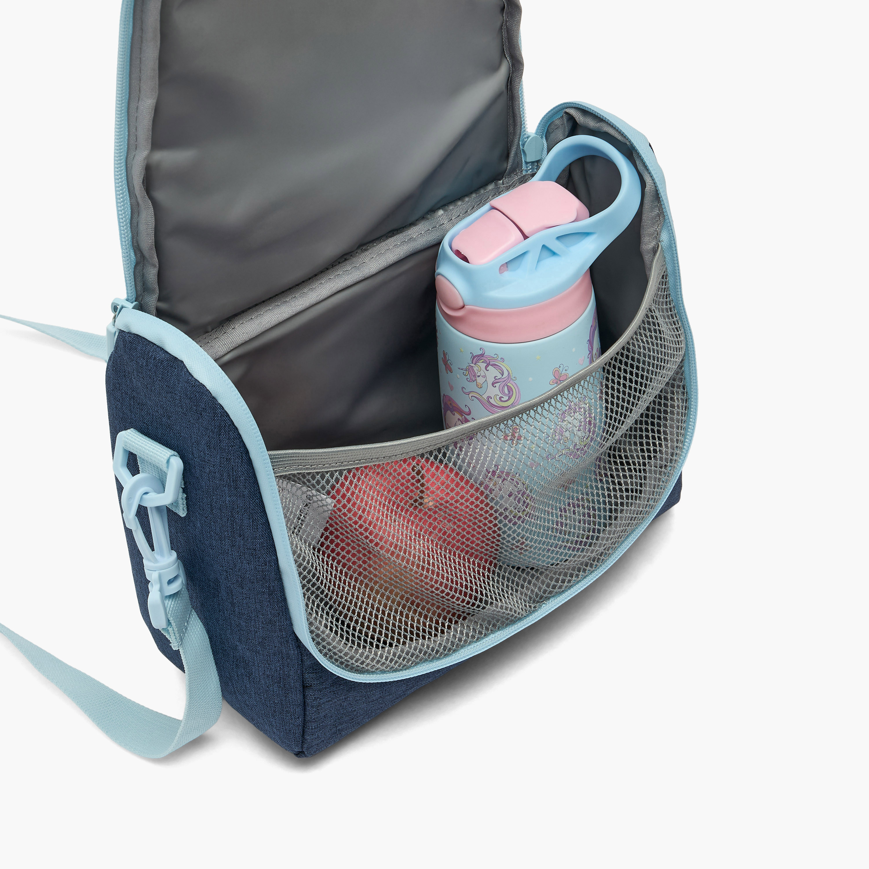 شنطة غداء بطبعات وبحزام قابل للفصل للبنات 8-13 سنة من نت فيليكس-school-lunchessentials-lunchbags-image-4