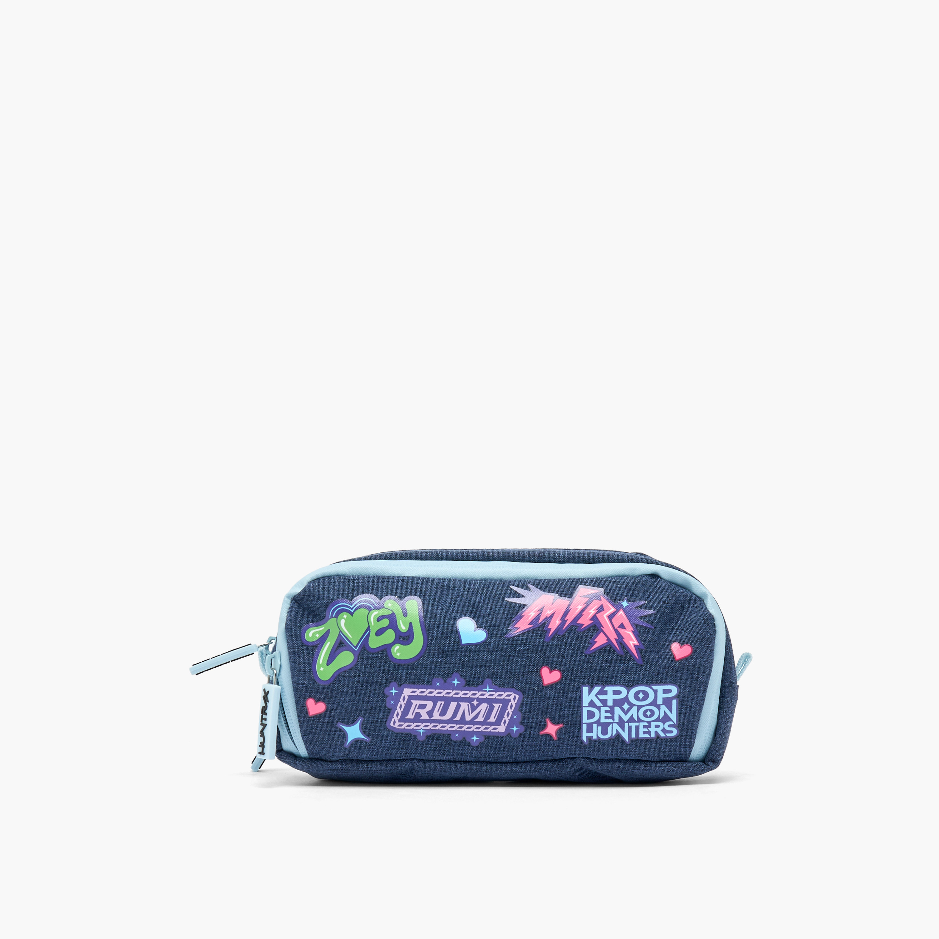 Netflix KPop Demon Hunters Print Pencil Pouch with 3 Compartments-school-stationery-pencilcases-image-1