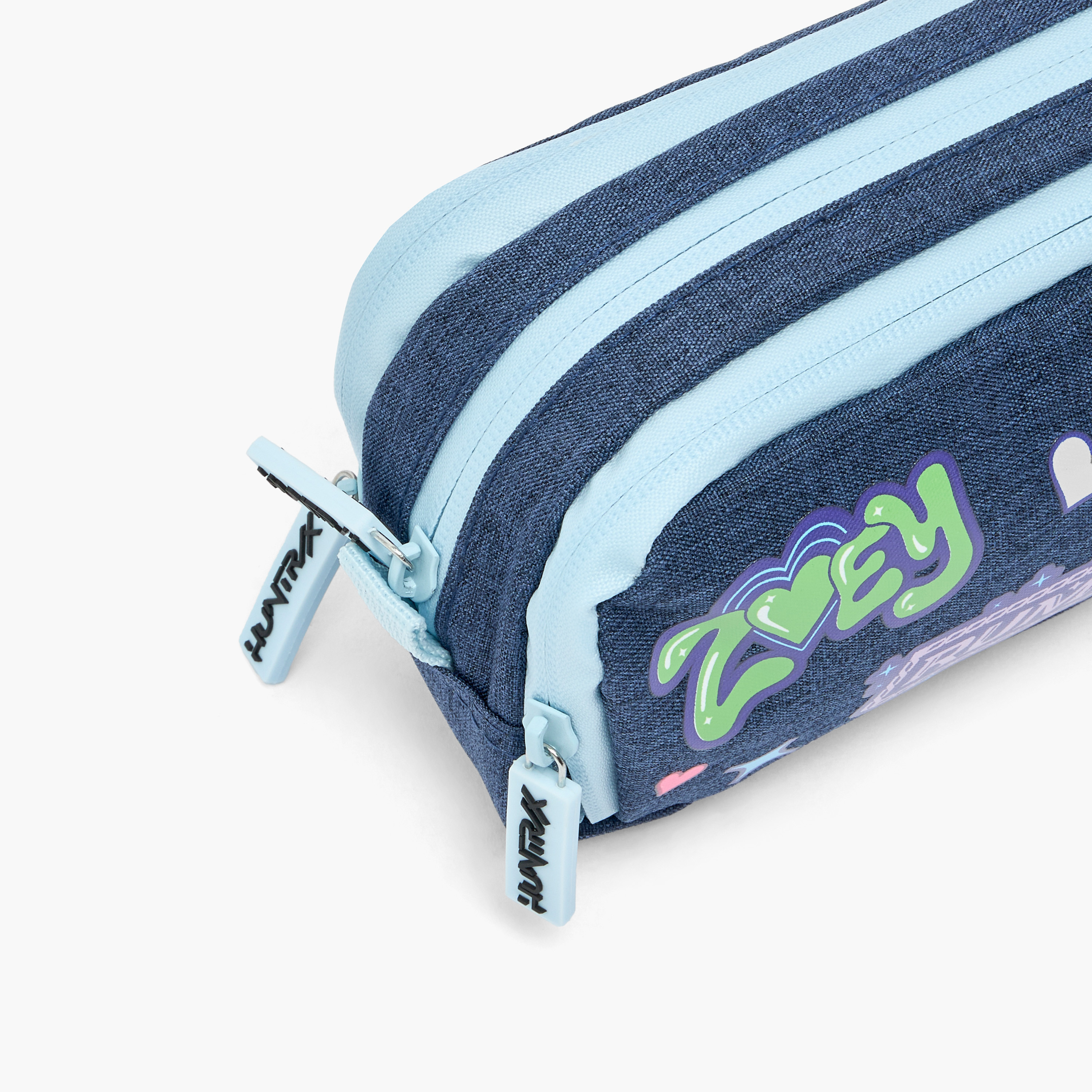 Netflix KPop Demon Hunters Print Pencil Pouch with 3 Compartments-school-stationery-pencilcases-image-6