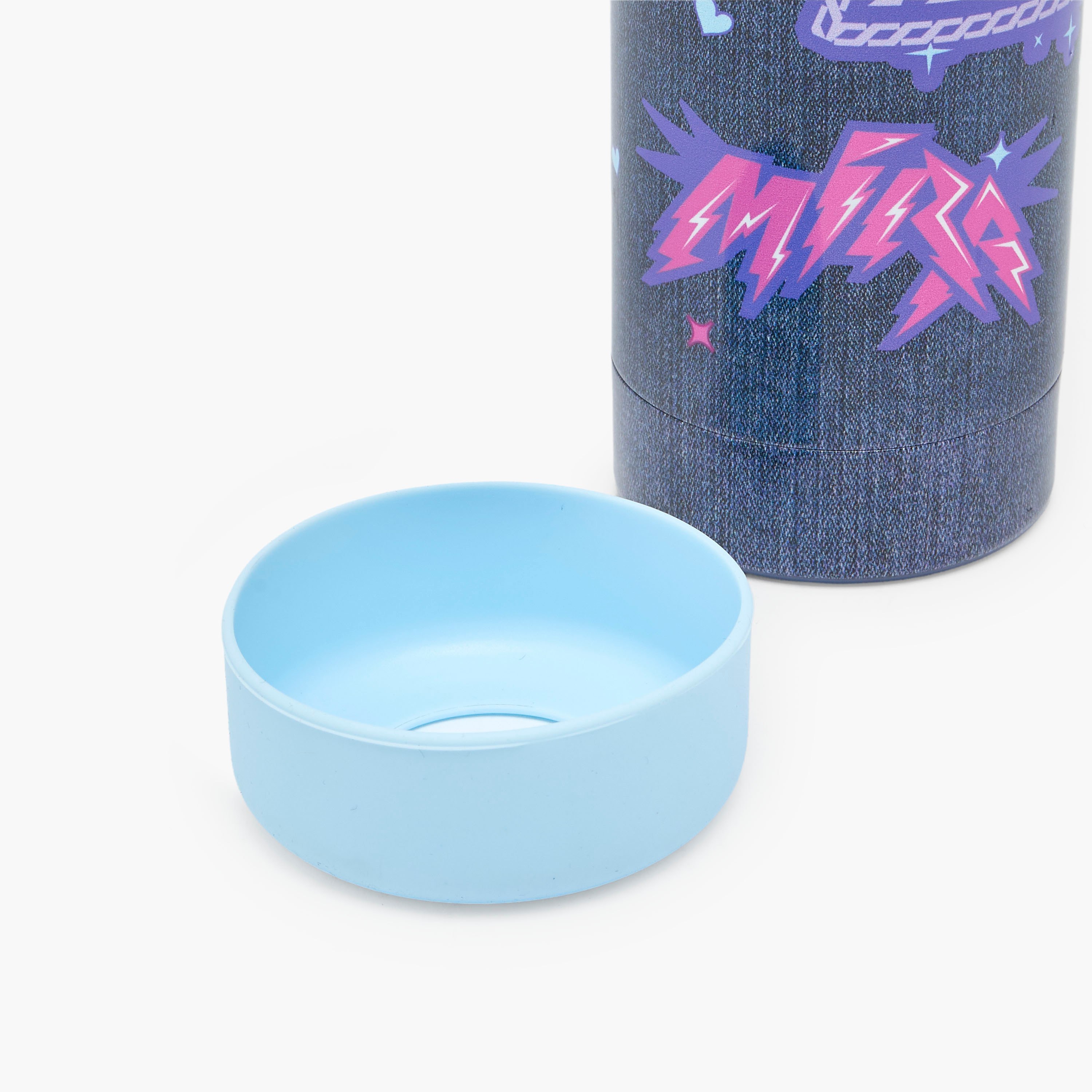 قارورة مياه ستانلس ستيل بمقبض حلقة وطبعات كيبوب ديمون هانترز من نتفليكس-school-waterbottles-image-6