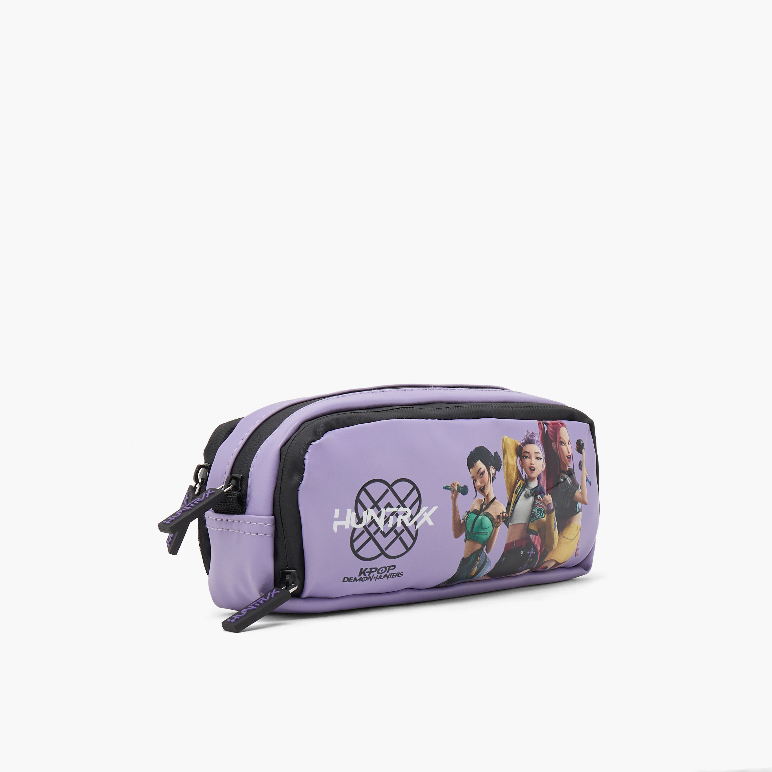 مقلمة بـ3 أقسام وطبعات كيبوب ديمون هنترز من نتفليكس-school-stationery-pencilcases-image-3