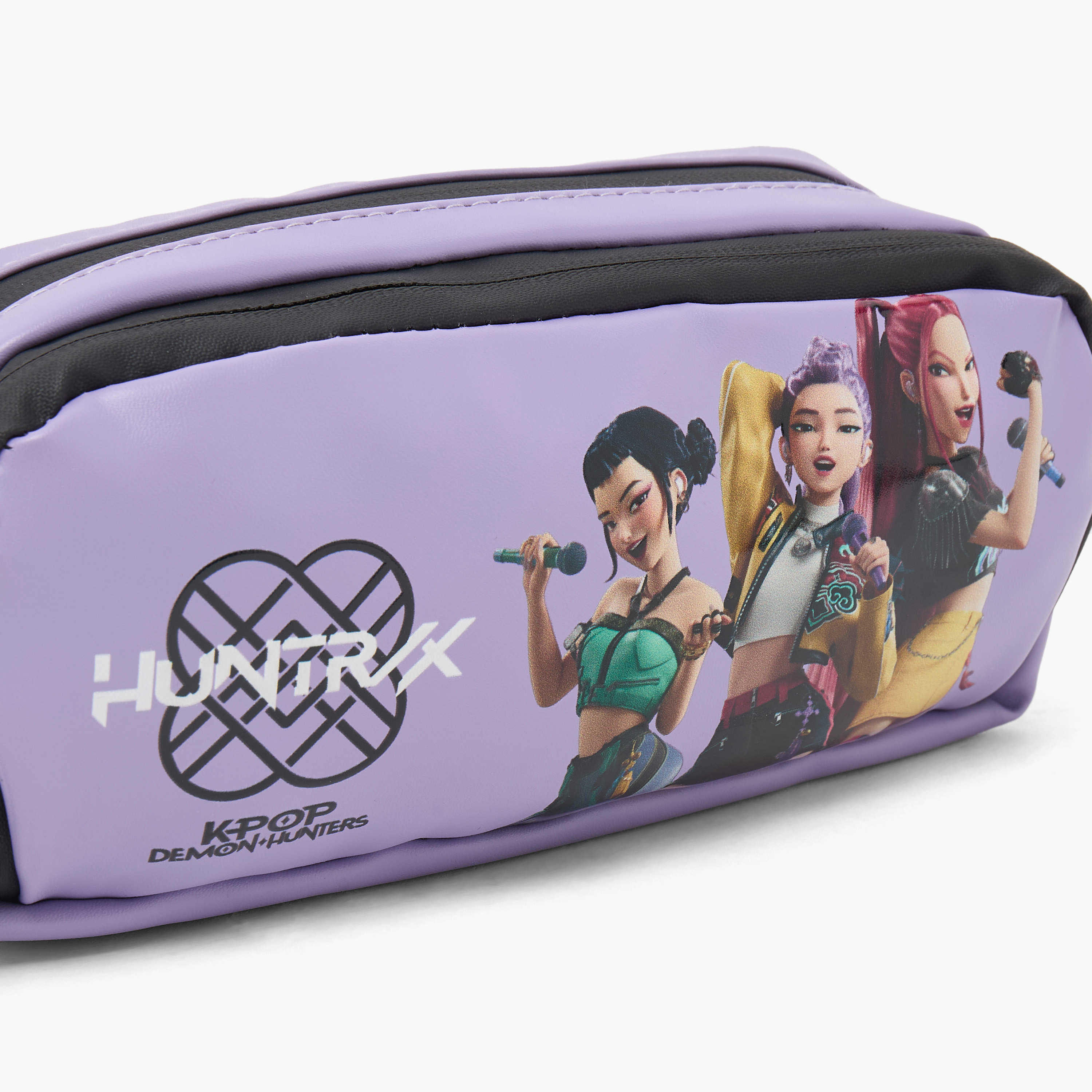 مقلمة بـ3 أقسام وطبعات كيبوب ديمون هنترز من نتفليكس-school-stationery-pencilcases-image-6
