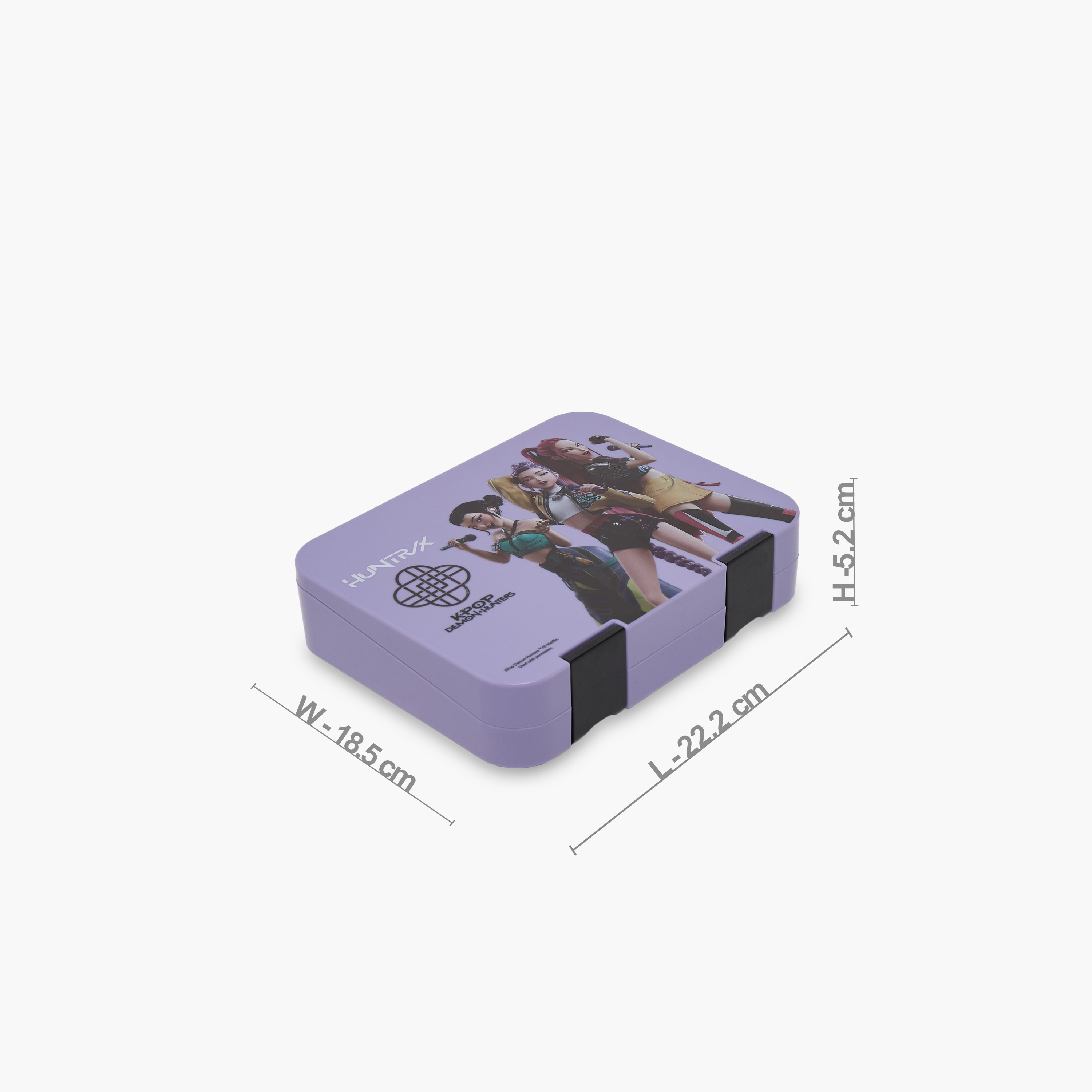 Netflix KPop Demon Hunters Lunch Box for Girls with Clip Lock Lid-school-lunchessentials-lunchboxes-image-10