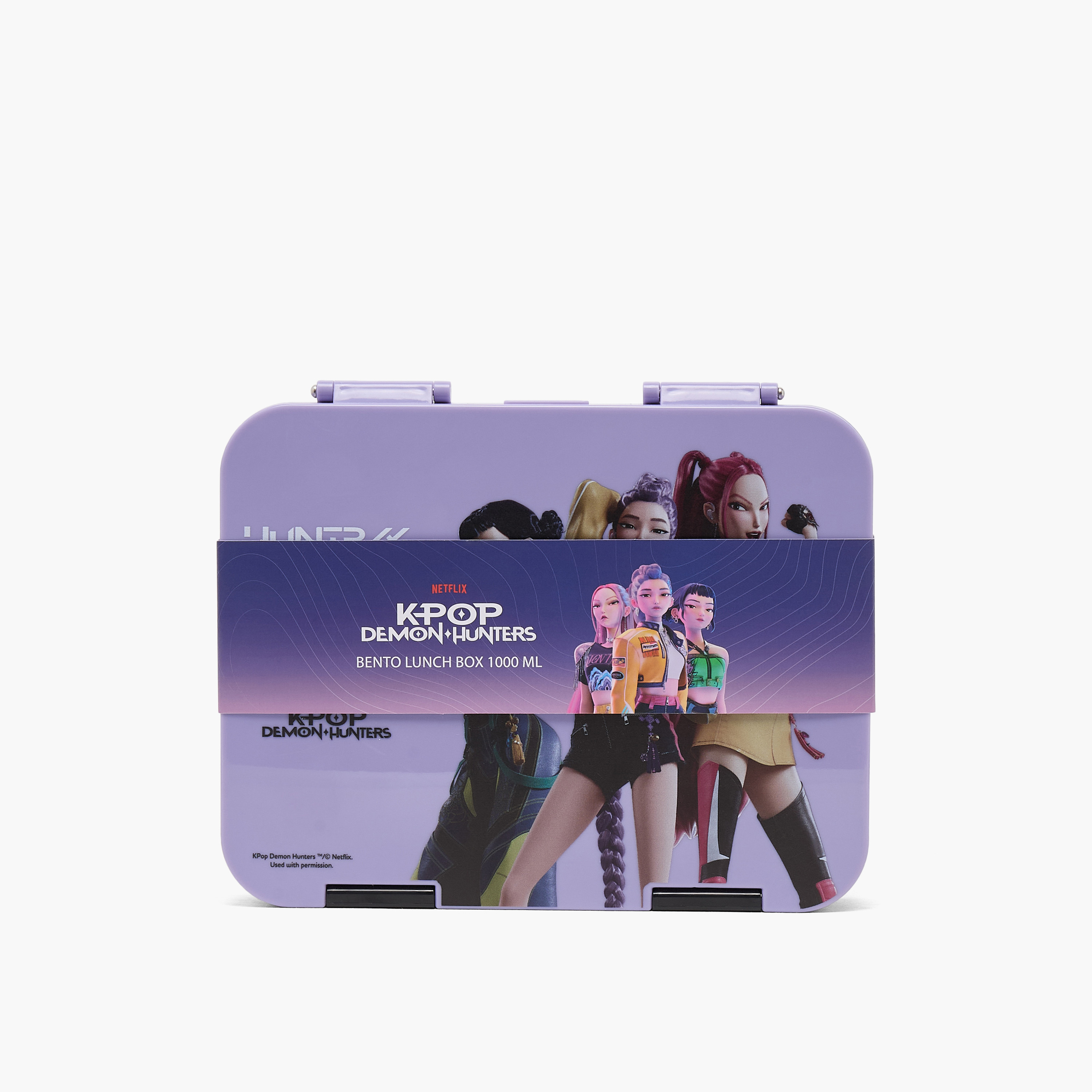 Netflix KPop Demon Hunters Lunch Box for Girls with Clip Lock Lid-school-lunchessentials-lunchboxes-image-11