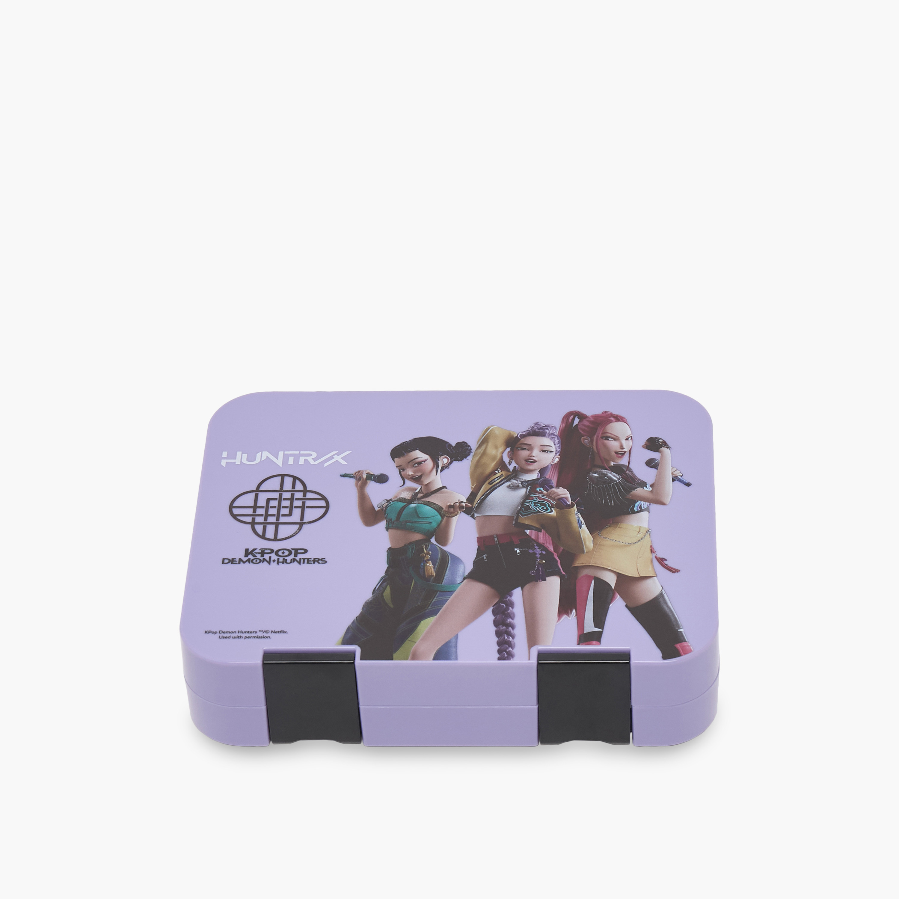 Netflix KPop Demon Hunters Lunch Box for Girls with Clip Lock Lid-school-lunchessentials-lunchboxes-image-2