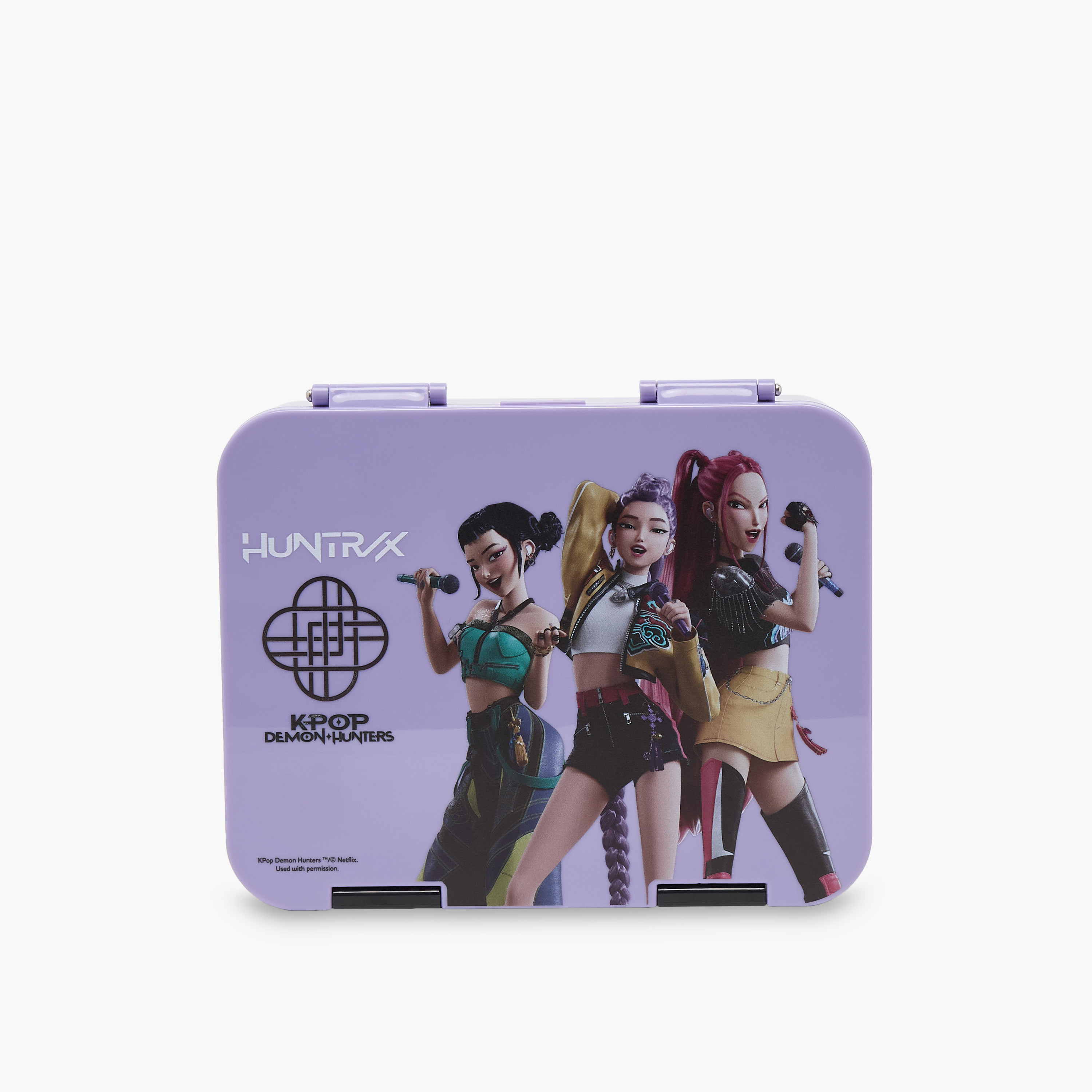 Netflix KPop Demon Hunters Lunch Box for Girls with Clip Lock Lid-school-lunchessentials-lunchboxes-image-3