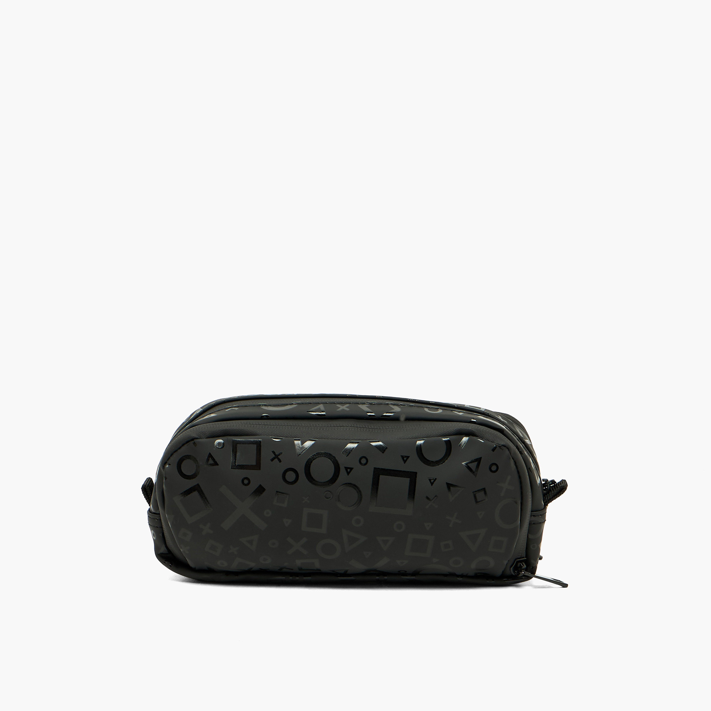 مقلمة بطبعات بلايستيشن وسحاب إغلاق-school-stationery-pencilcases-image-4