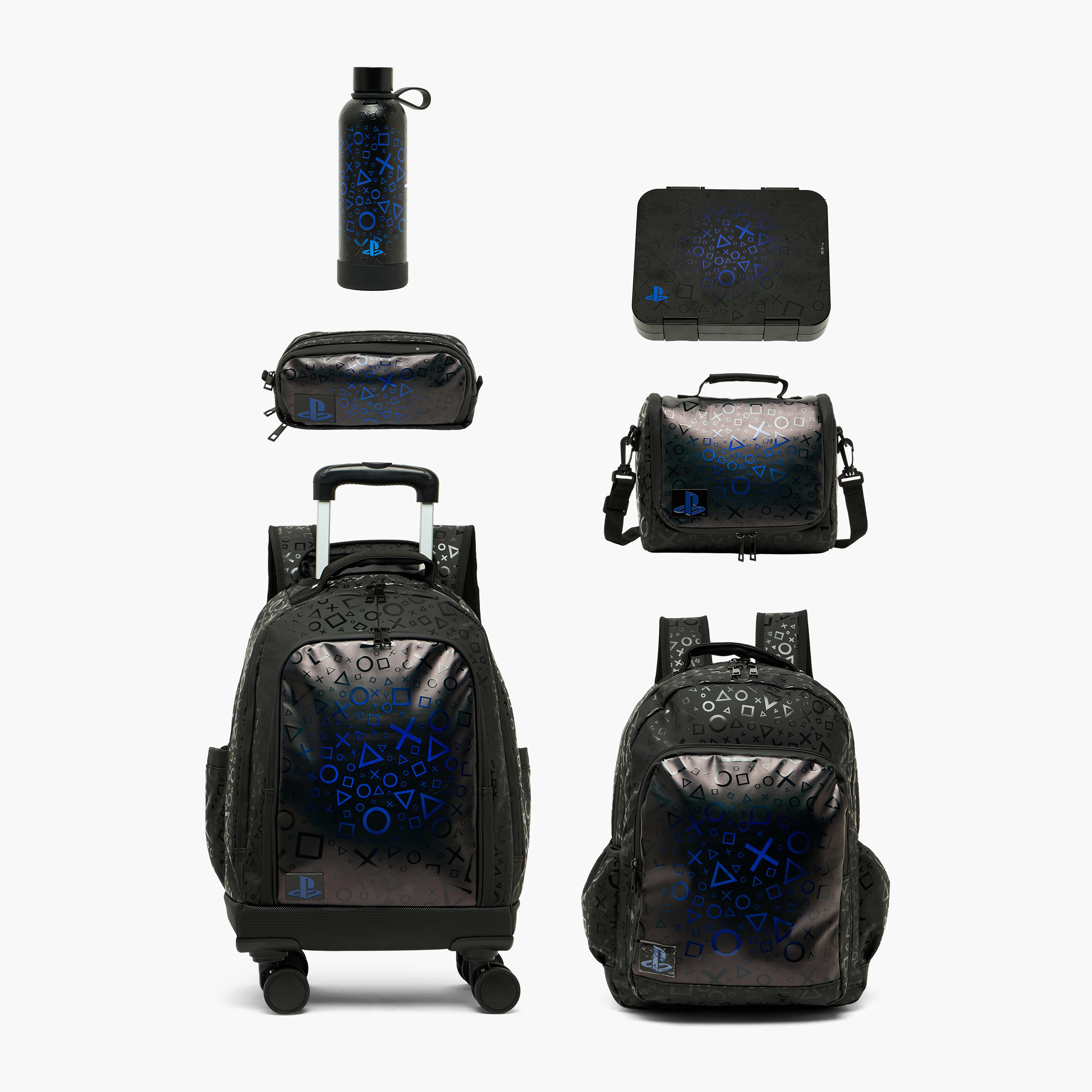 PlayStation Gaming Print Bento Lunch Box for Boys with Clip Lock Lid-school-lunchessentials-lunchboxes-image-11