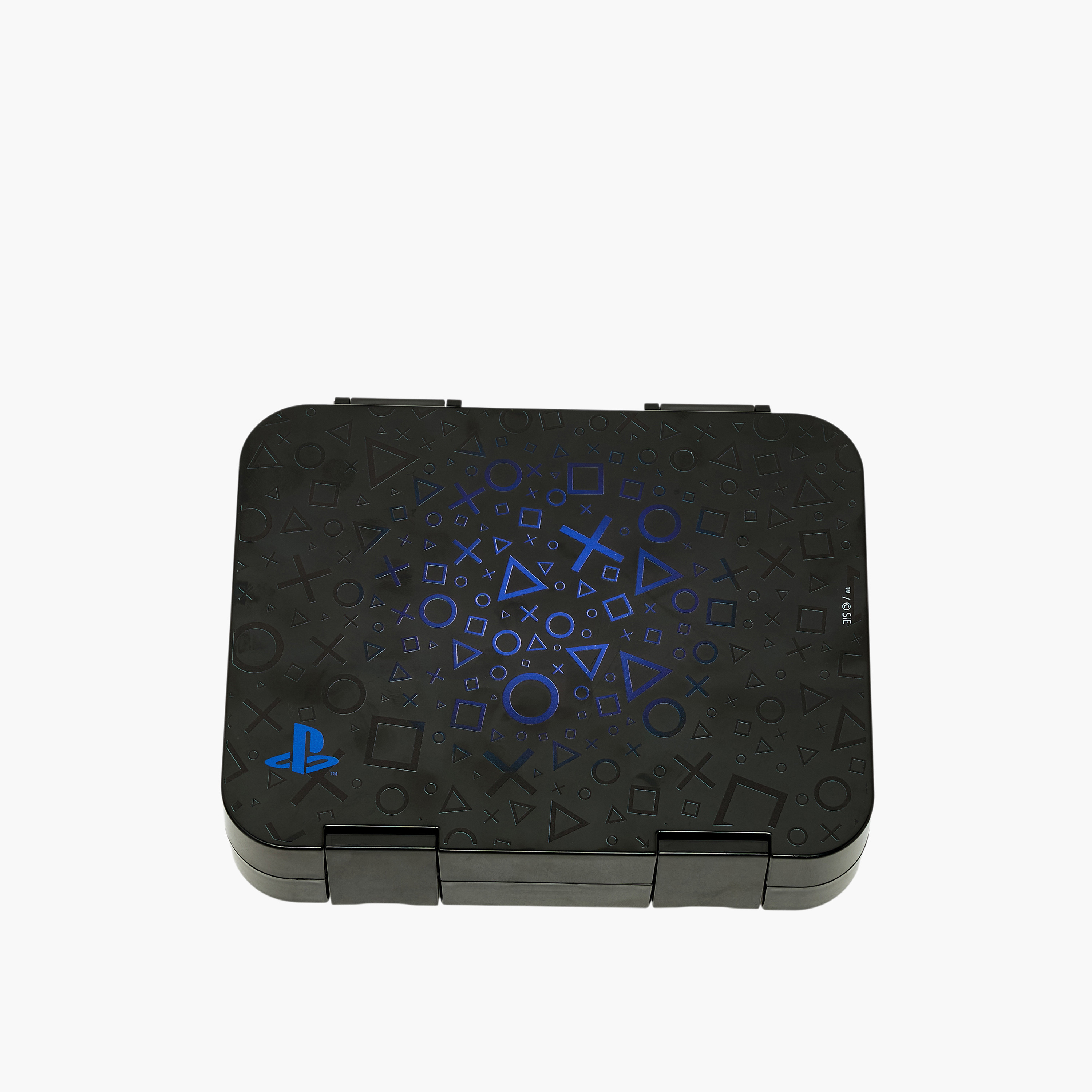 صندوق غداء بينتو بطبعات بلاي ستيشن وبغطاء بمشابك إغلاق للأولاد-school-lunchessentials-lunchboxes-image-2
