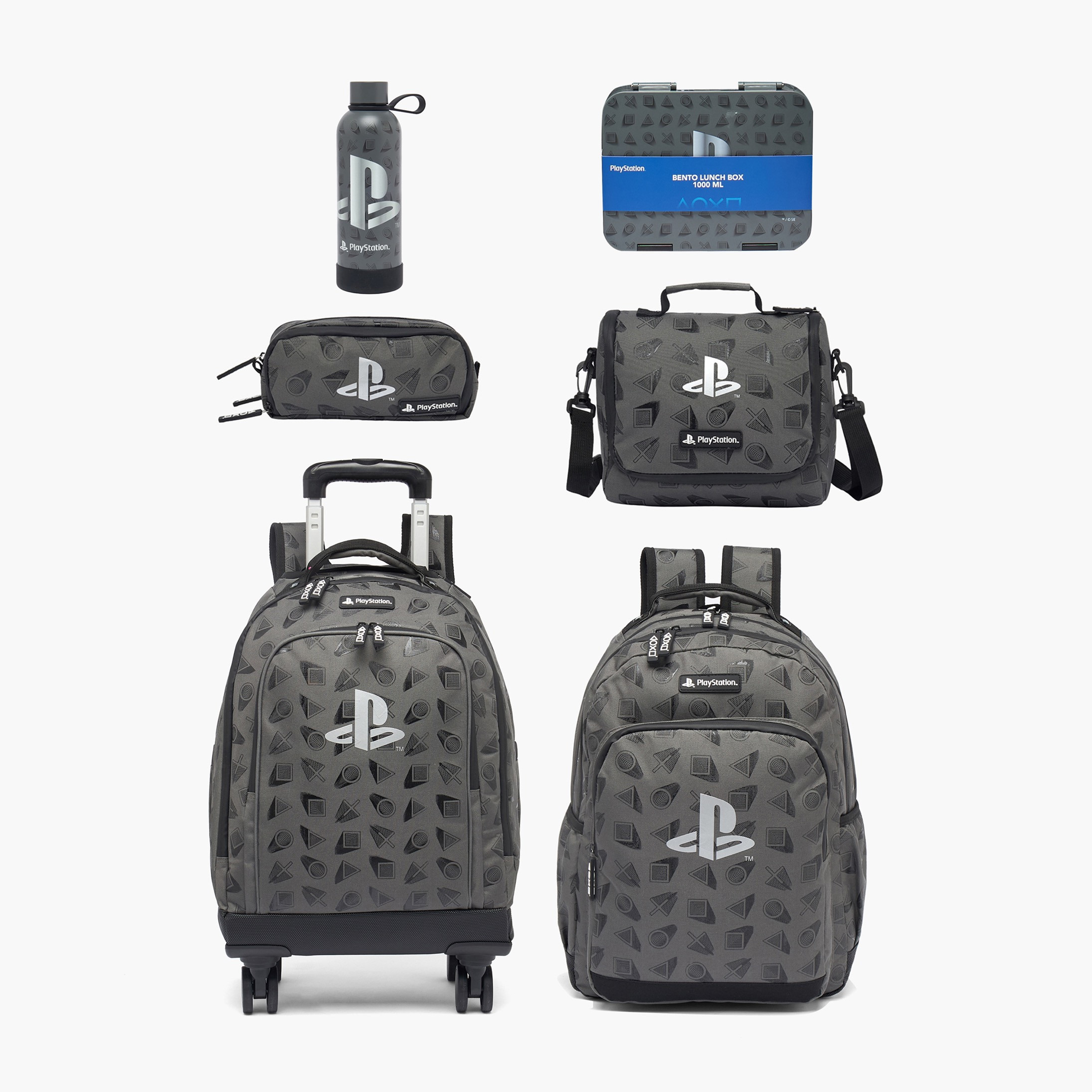 PlayStation Logo Print Lunch Bag for Boys 8-12 Years with Insulation-school-lunchessentials-lunchbags-image-10