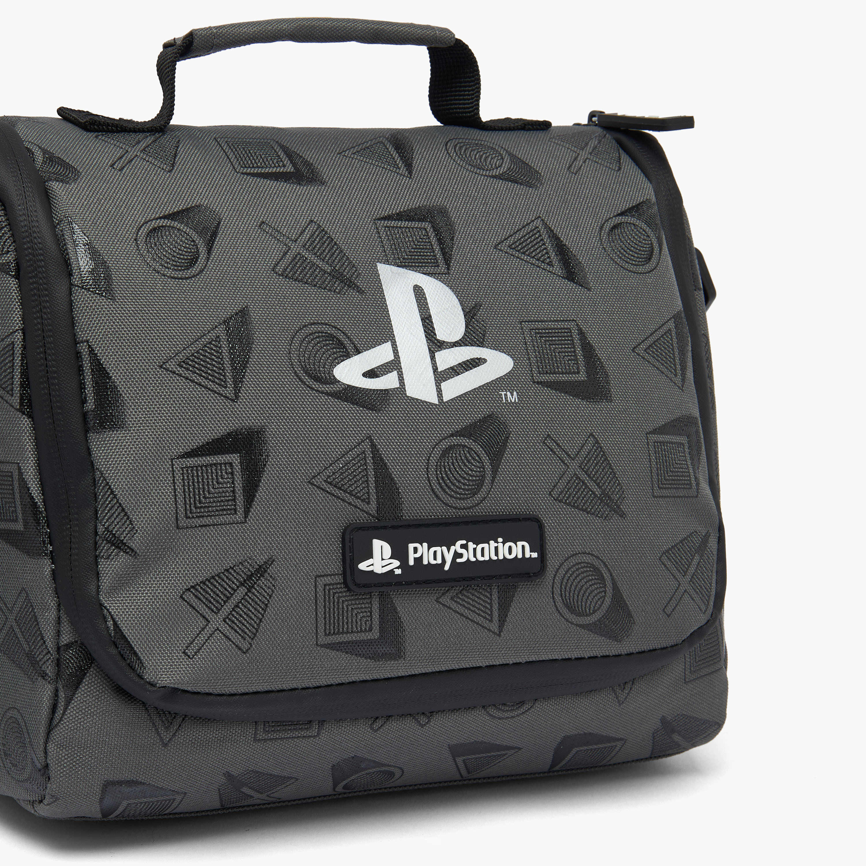 PlayStation Logo Print Lunch Bag for Boys 8-12 Years with Insulation-school-lunchessentials-lunchbags-image-5