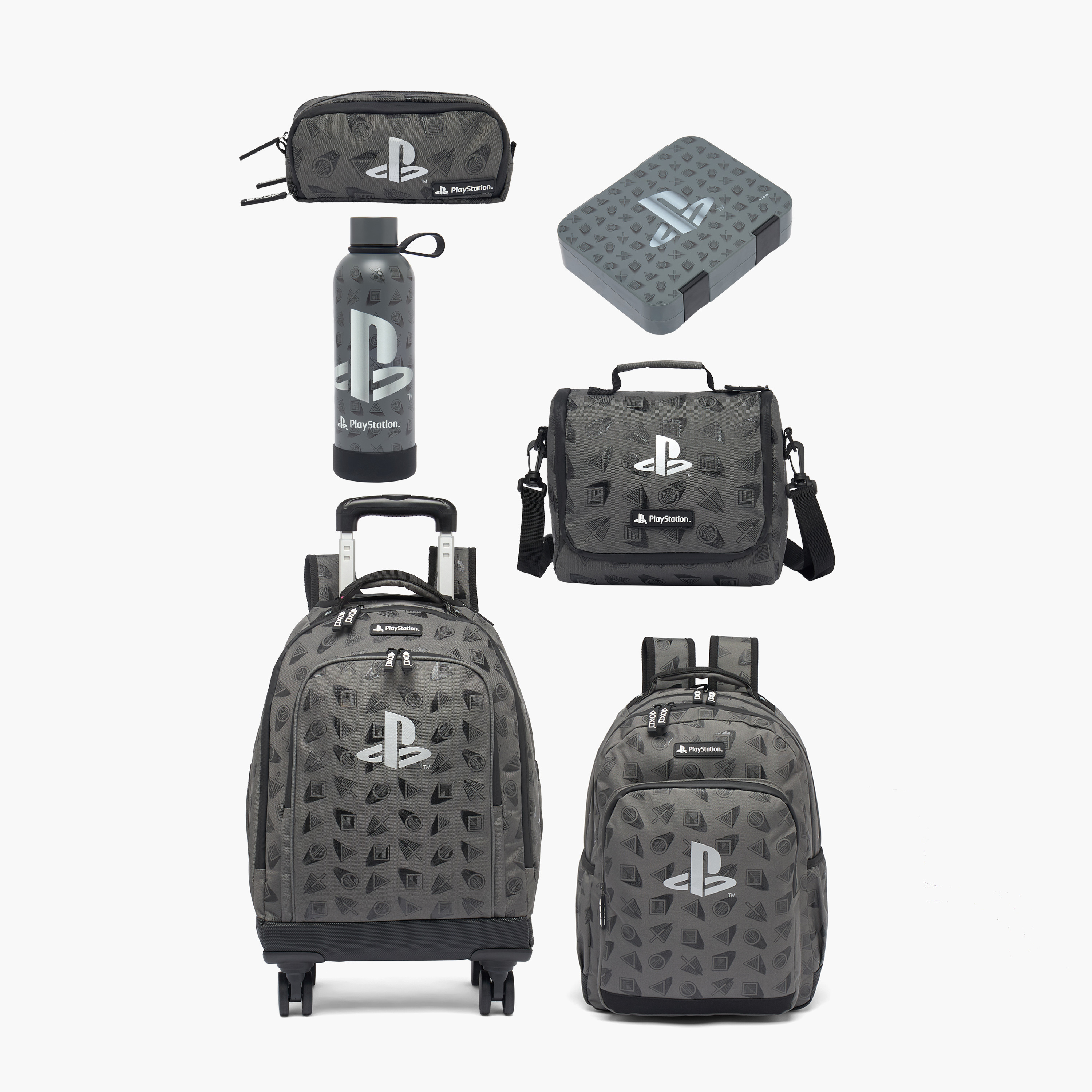 PlayStation Logo Print Lunch Bag for Boys 8-12 Years with Insulation-school-lunchessentials-lunchbags-image-9