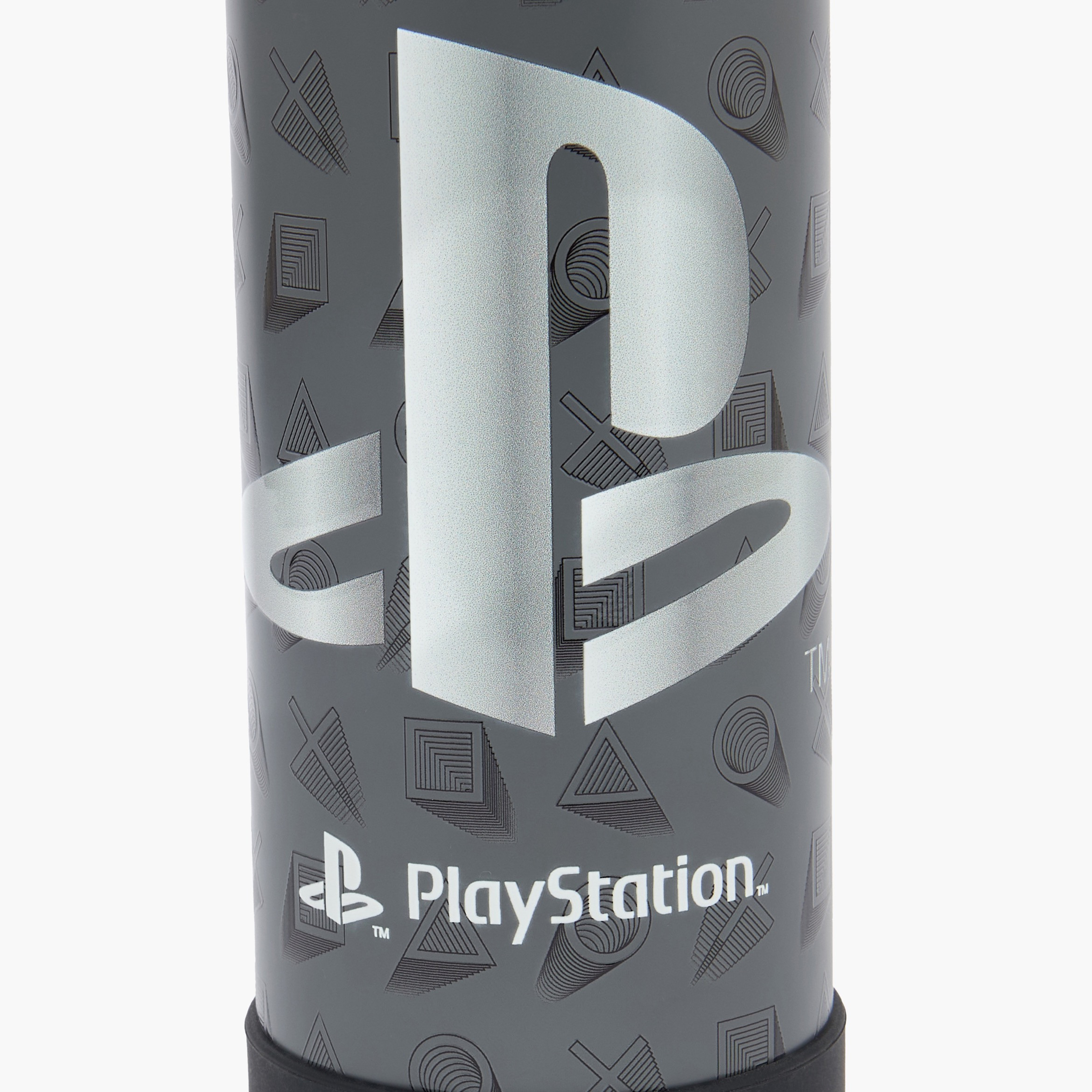 PlayStation Logo Print Stainless Steel Water Bottle with Screw Lid and Loop Handle - 500 ml-school-waterbottles-image-7