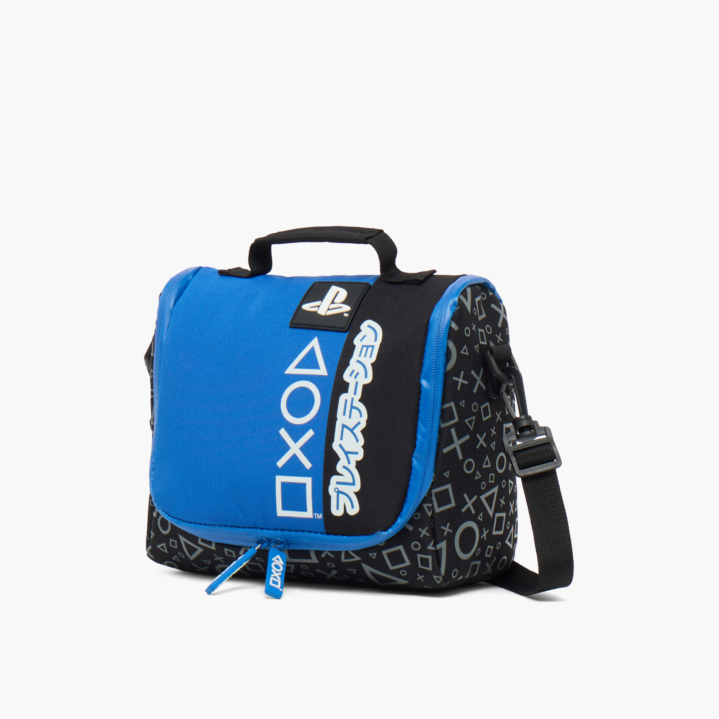 شنطة غداء بحزام وطبعات للأولاد بعمر 8-12 سنة من بلاي ستيشن-school-lunchessentials-lunchbags-image-7