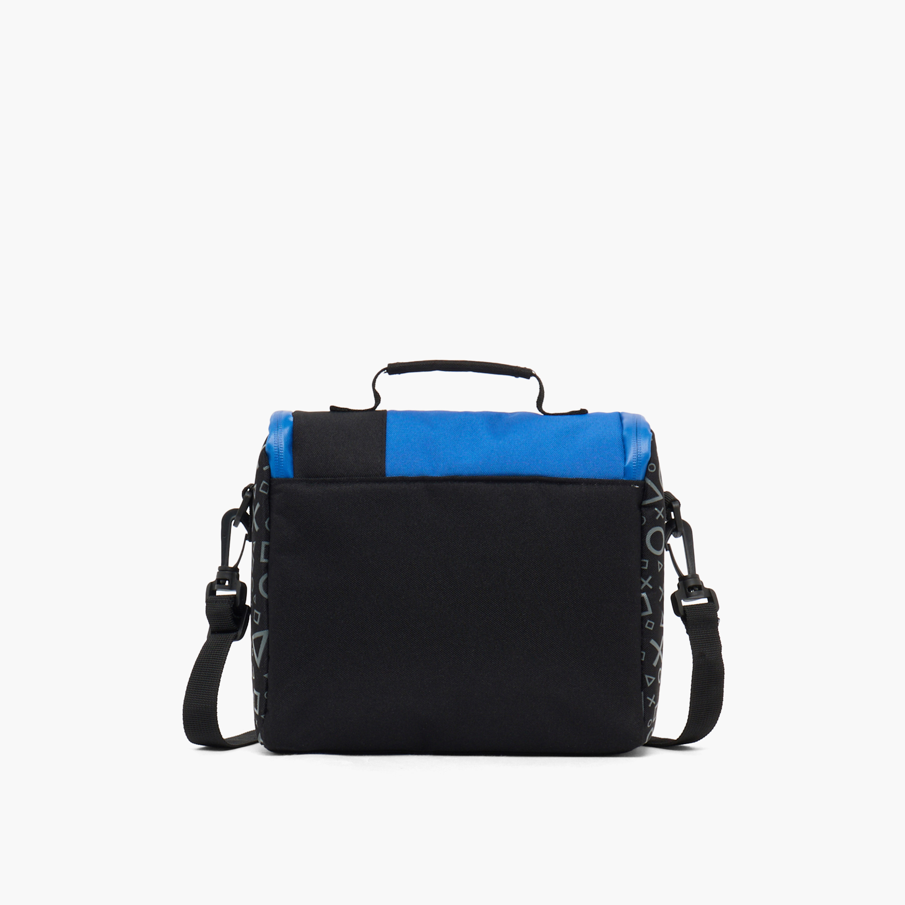 شنطة غداء بحزام وطبعات للأولاد بعمر 8-12 سنة من بلاي ستيشن-school-lunchessentials-lunchbags-image-8