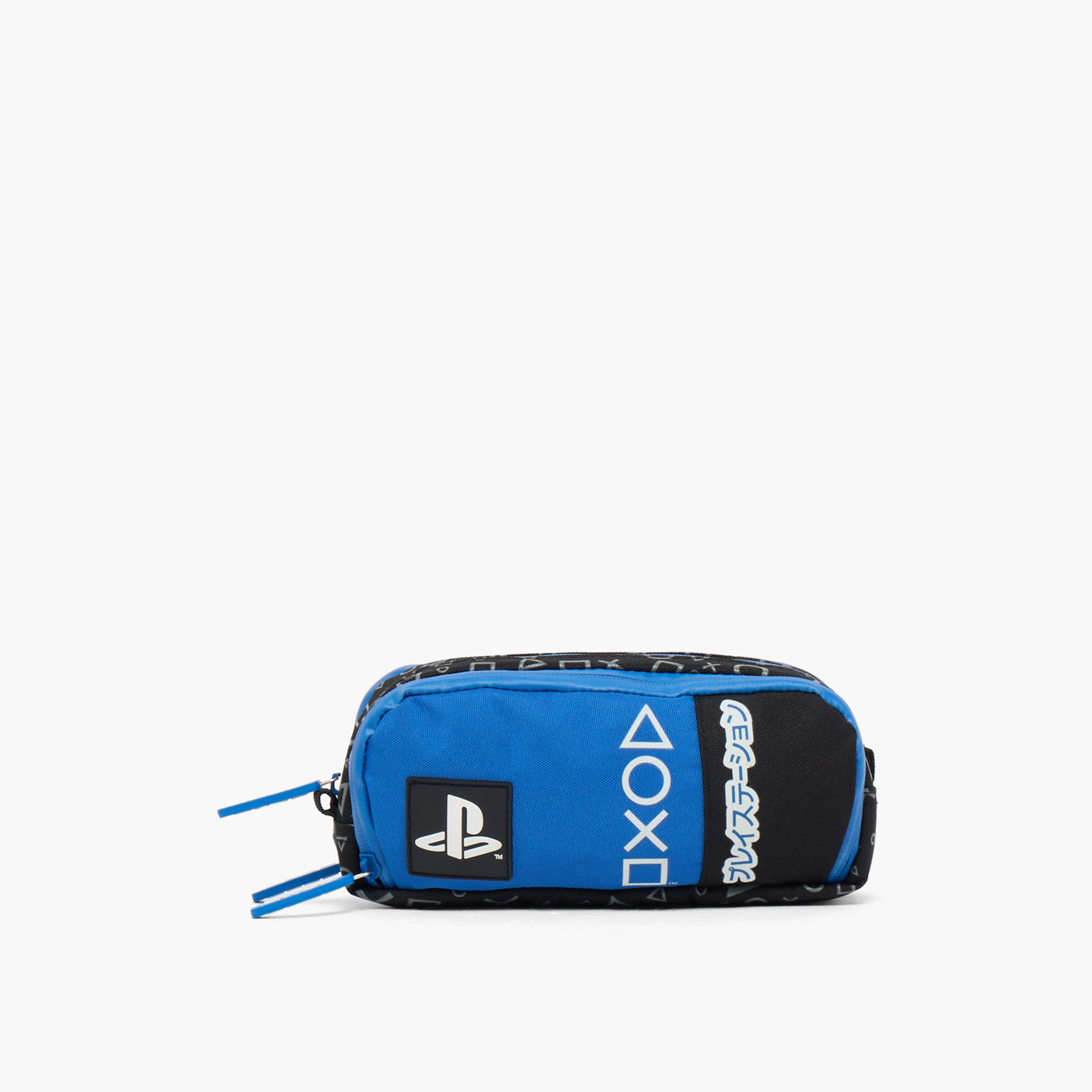 مقلمة 3 أقسام بطبعات من بلايستيشن-school-stationery-pencilcases-image-1