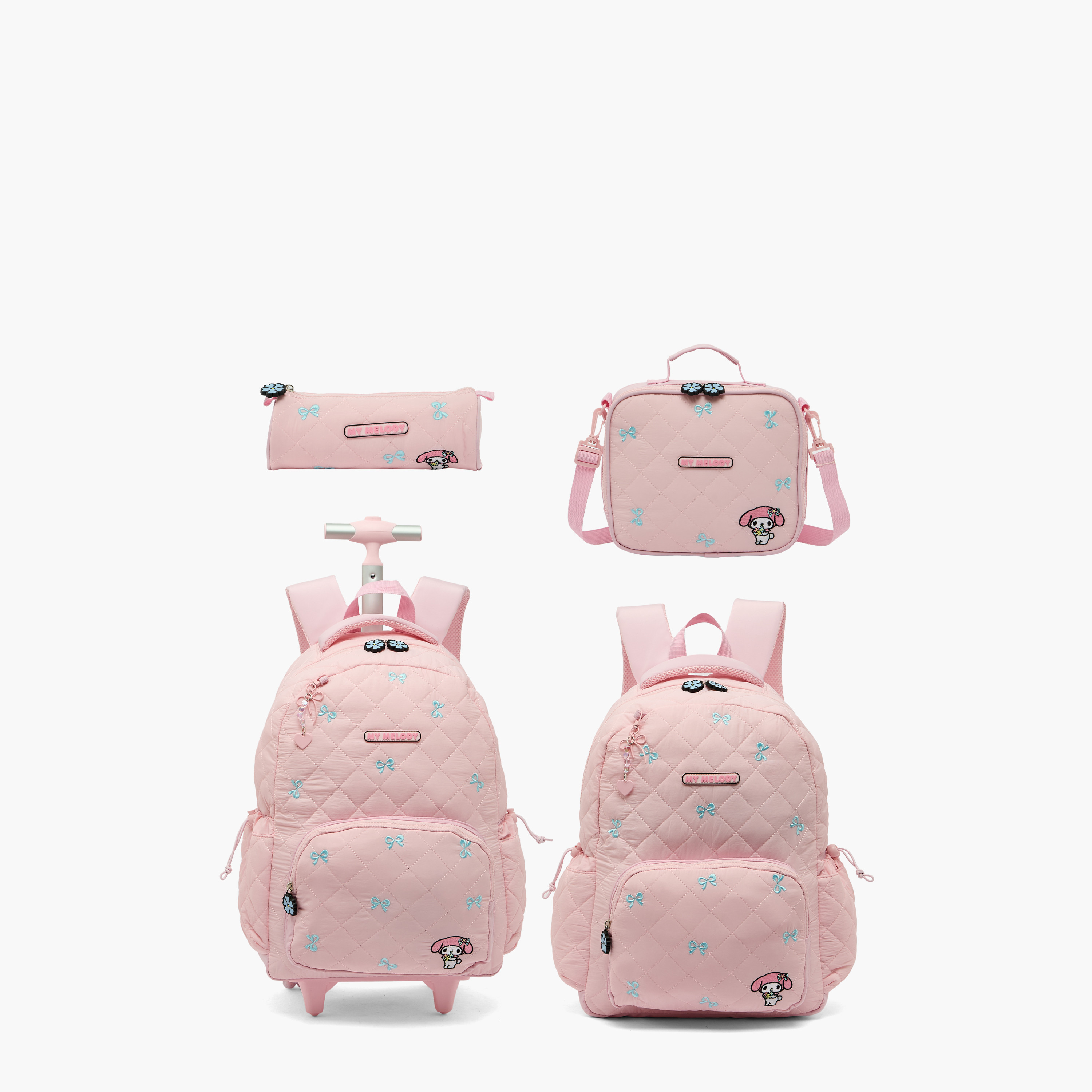 Sanrio My Melody Pencil Pouch with Zip Closure-school-stationery-pencilcases-image-8