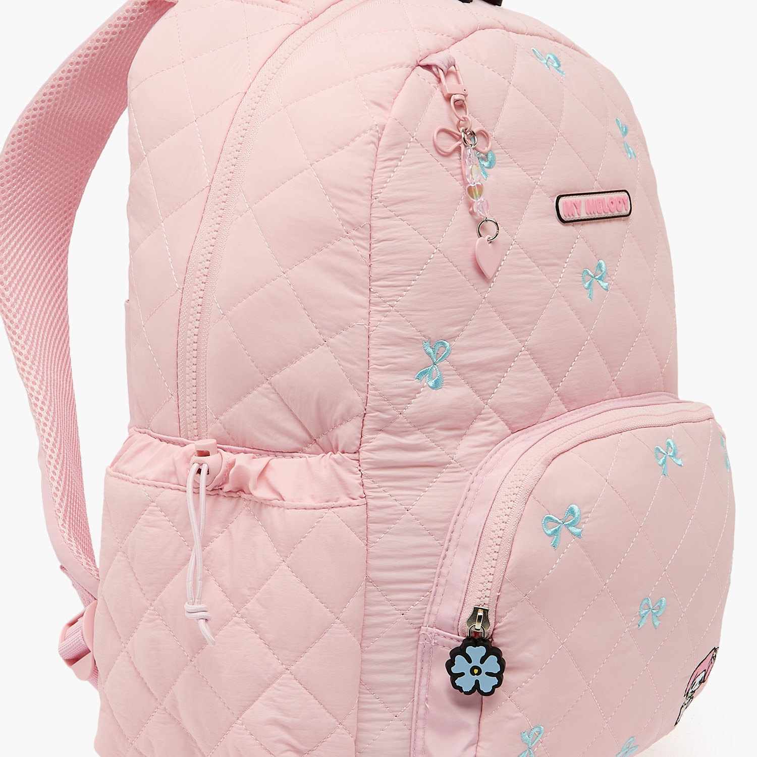شنطة ترولي مبطنة بقسم للابتوب للبنات 8 -12 سنة من سانريو - 18 بوصة-school-bagsandbackpacks-trolleybags-image-8