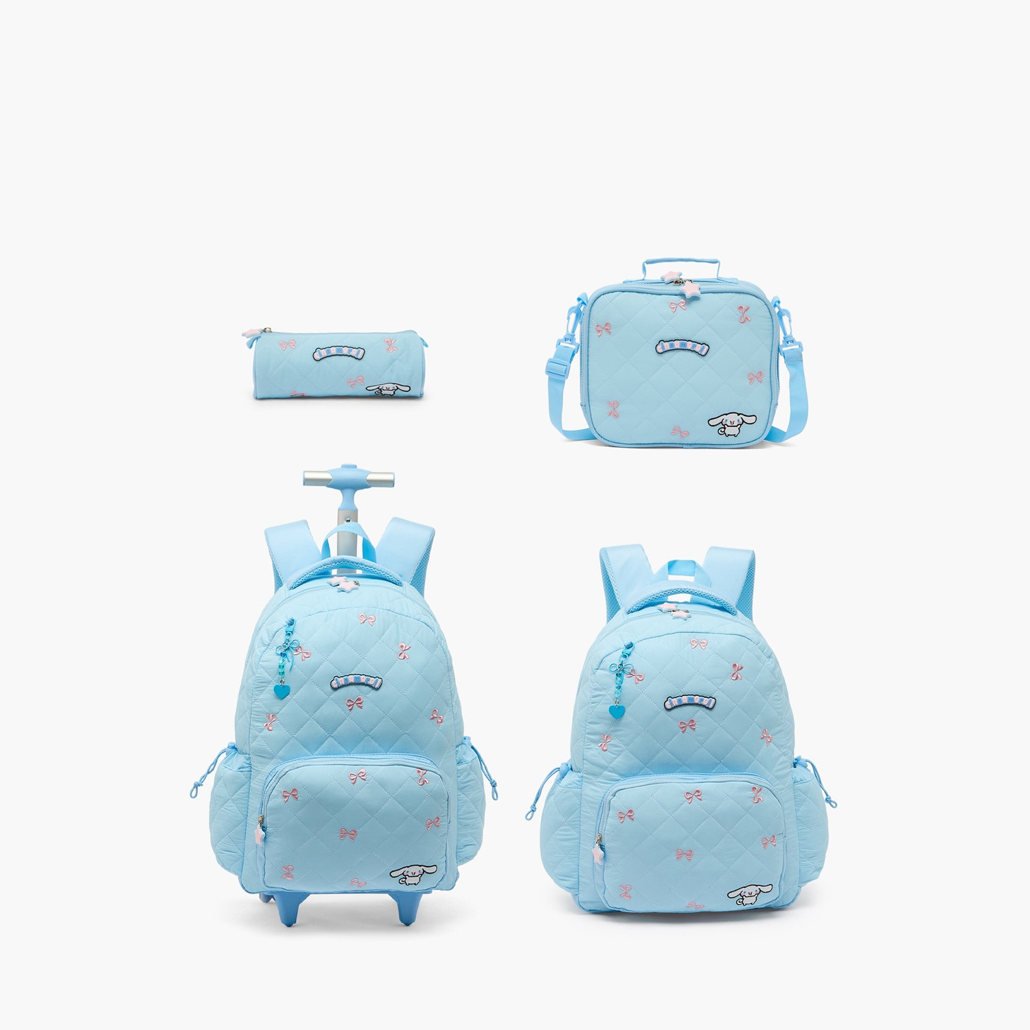 Sanrio Cinnamoroll Accent Backpack for Girls 5-8 Years with Padded Shoulder Straps - 17 inches-school-bagsandbackpacks-backpacks-image-12