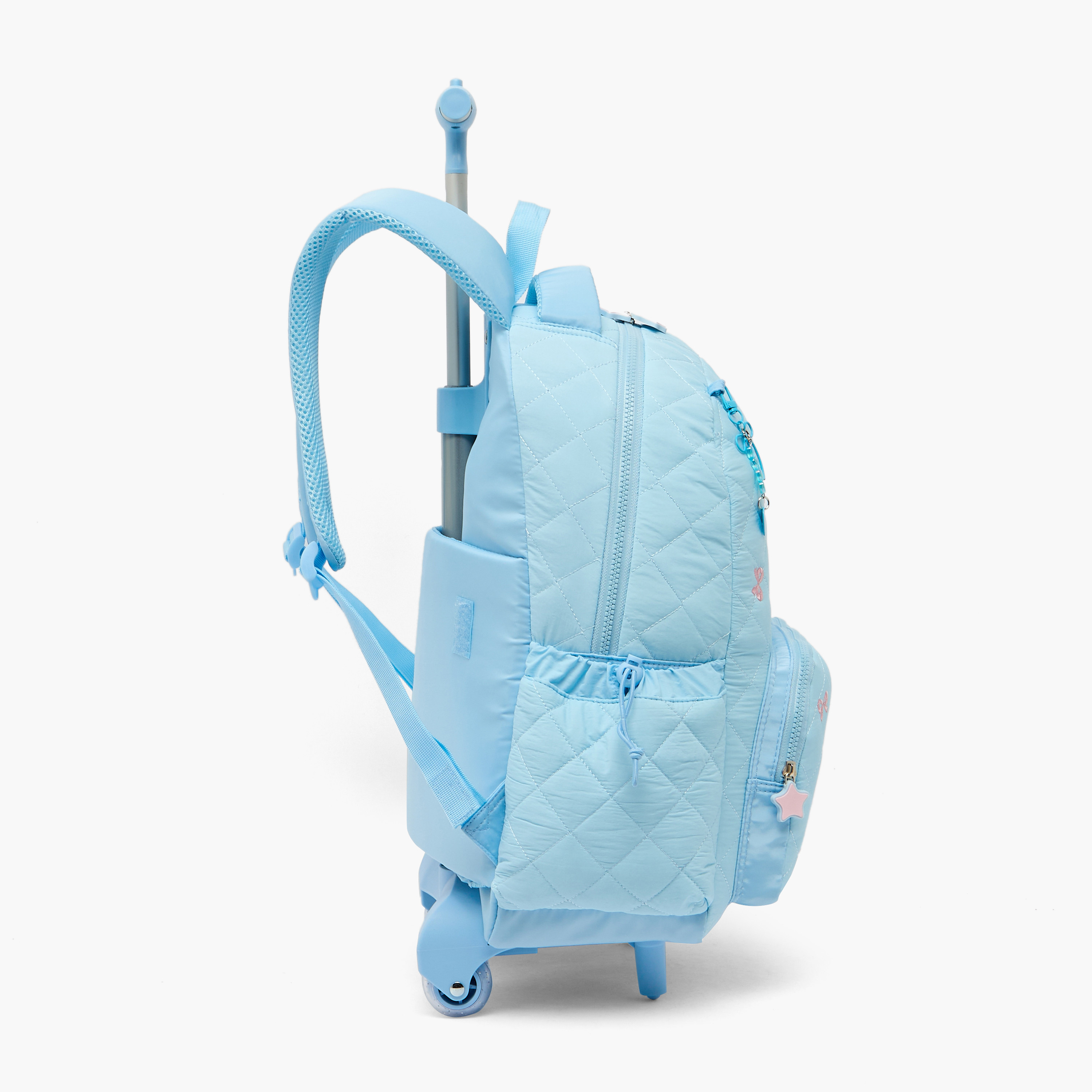شنطة ترولي بزينة سينامورول للبنات 8-13 سنوات بمقبض قابل للسحب من سانريو - 18 بوصة-school-bagsandbackpacks-trolleybags-image-11